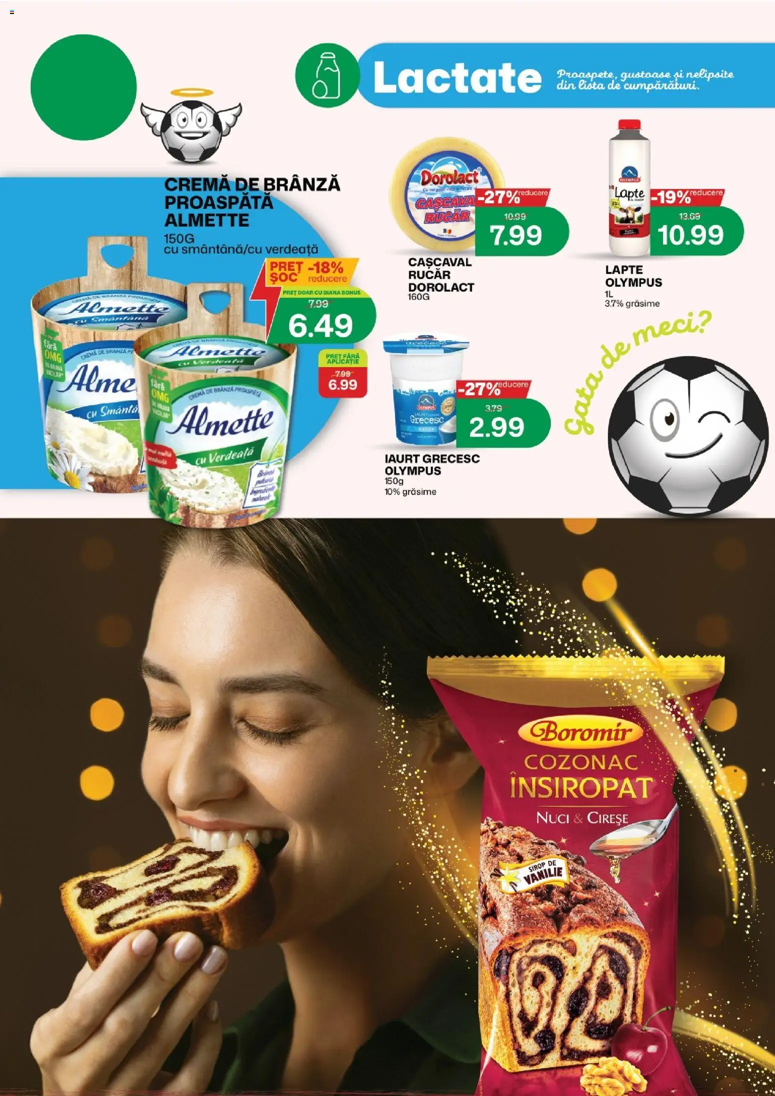 Noul catalog Diana – valabil de la 01.06.2026 | Pagină: 3 | Produse: Iaurt, Cremă de brânză, Cireșe, Verdeață