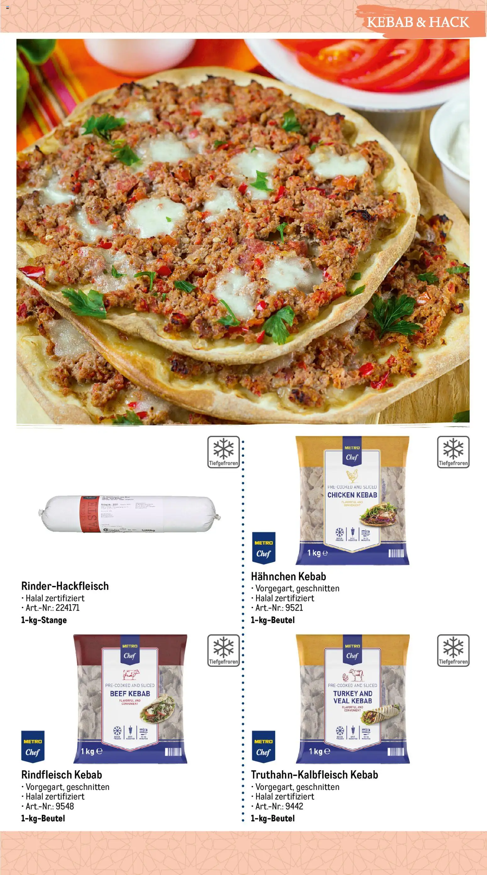 Metro Highlights Orientalische Gastronomie – gültig ab 04.06.2026 | Seite: 6 | Produkte: Hahnchen, Rindfleisch