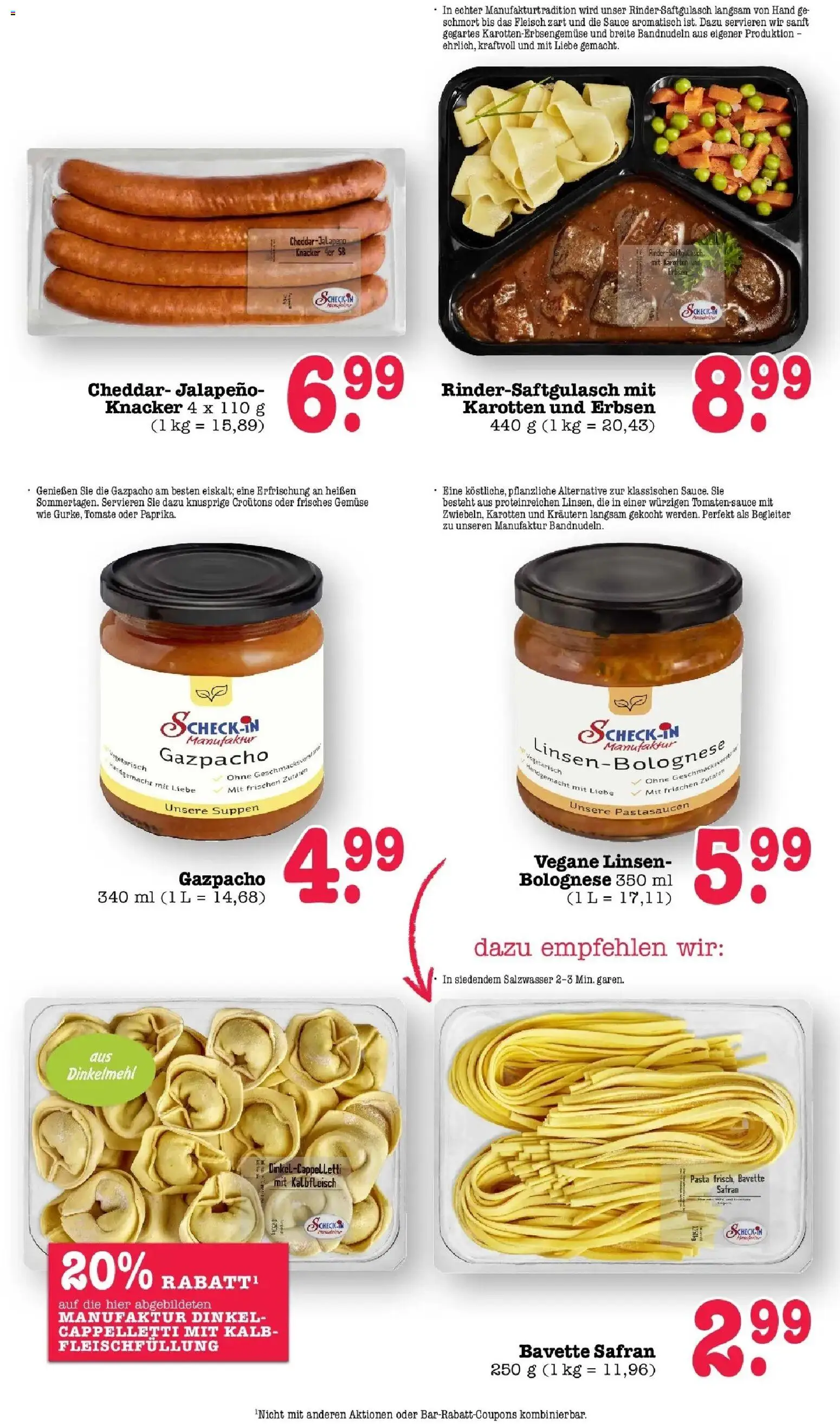 Edeka Prospekt Heidelberg – gültig ab 27.07.2026 | Seite: 11 | Produkte: Gemüse, Paprika, Pasta, Erbsen