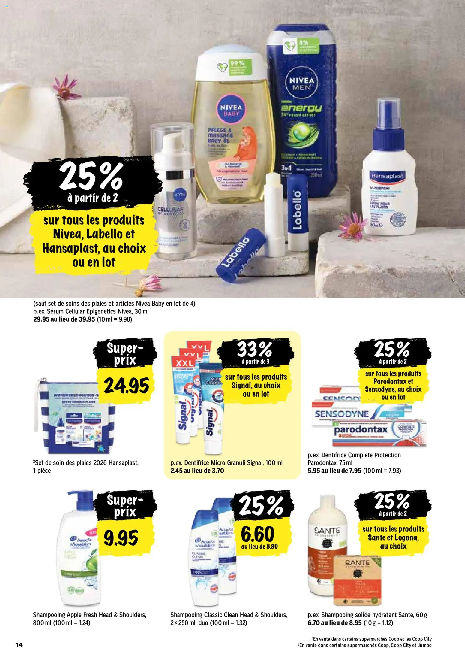 Coop aktionen FR – gültig ab 07.05.2026 | Seite: 14 | Produkte: Serum, Shampoo, Öl, Apple