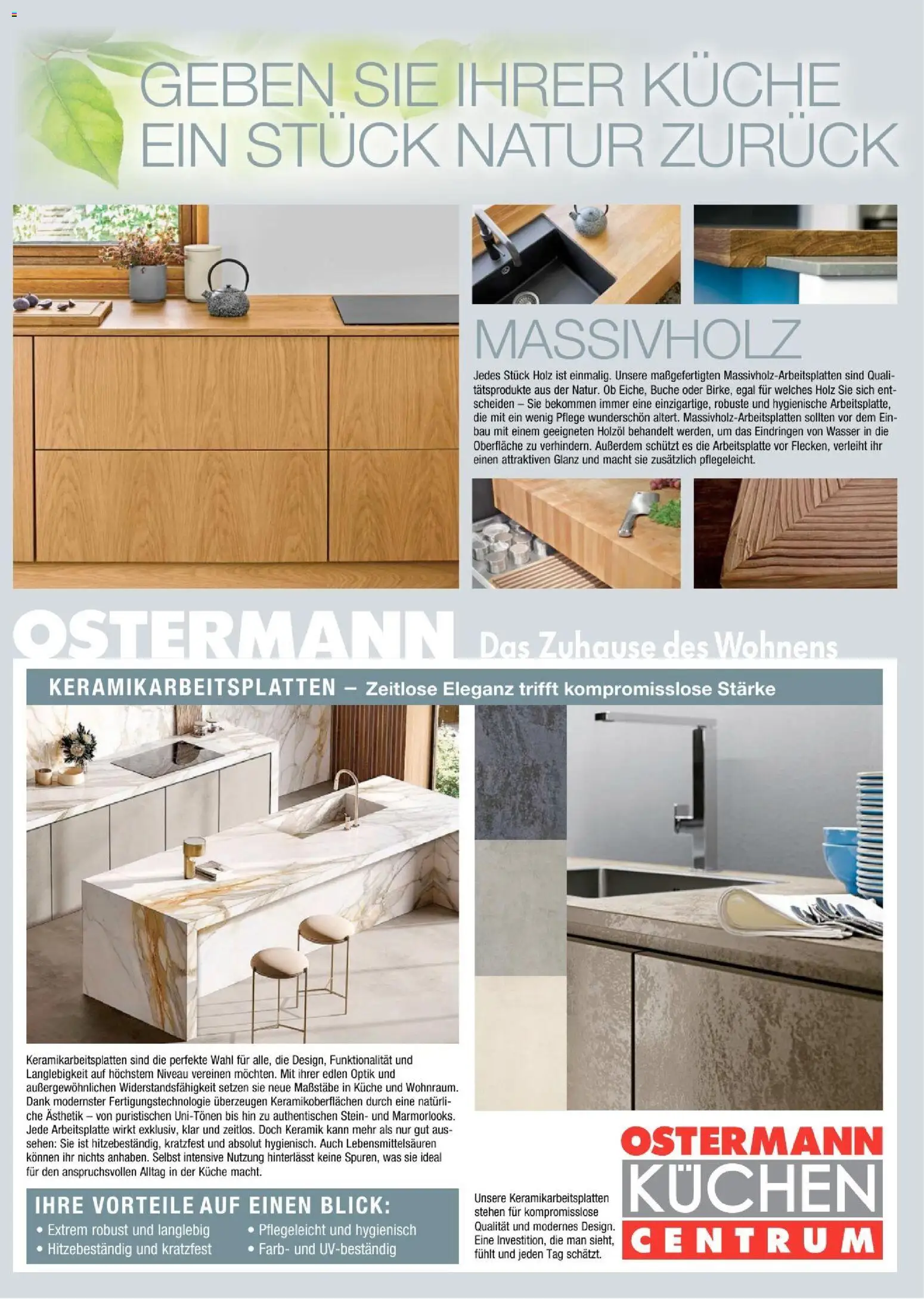 Ostermann - Fakta Küchenjournal 2026 – gültig ab 03.09.2026 | Seite: 21 | Produkte: Küche, Wasser, Kuchen