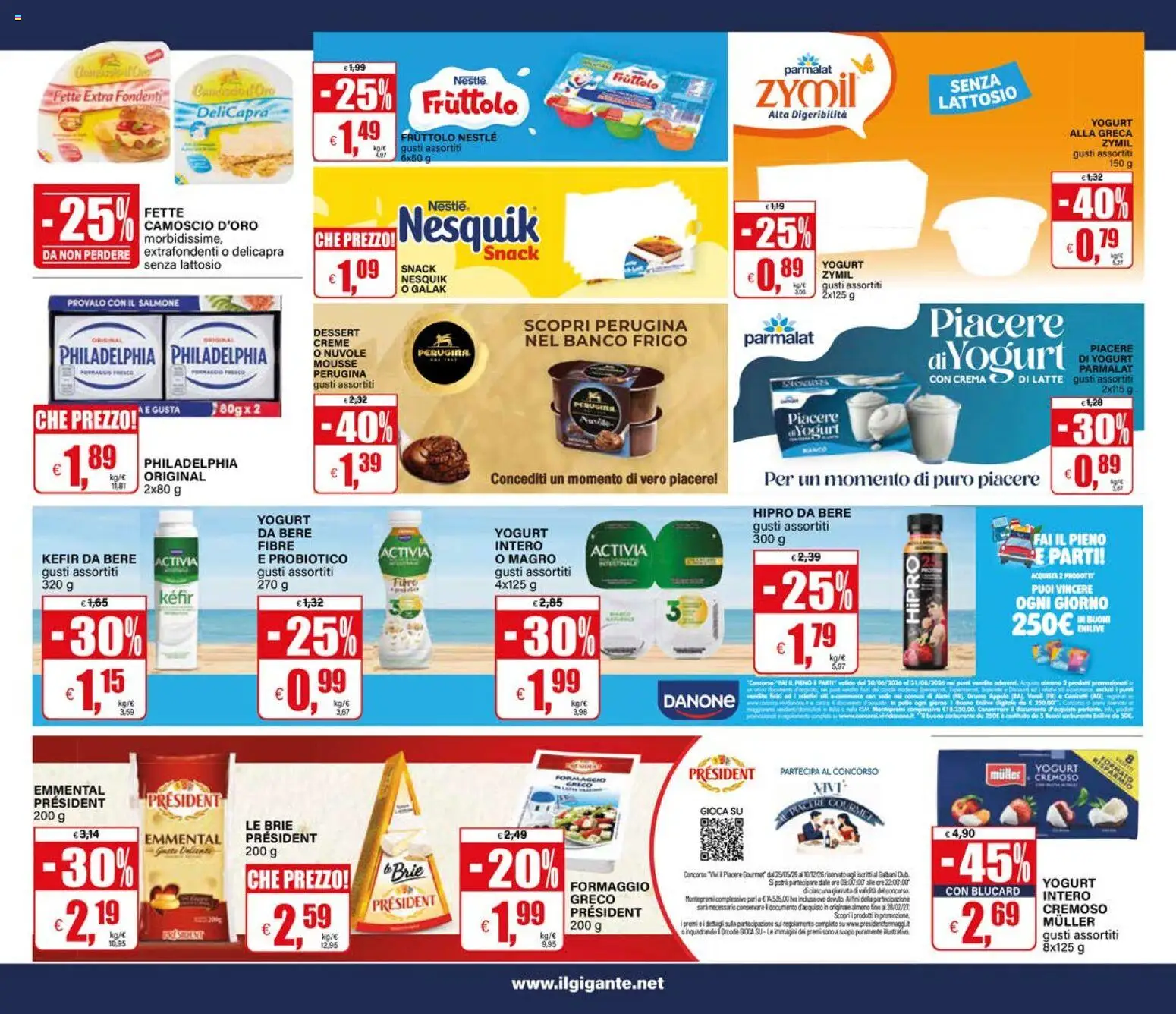 Volantino Il Gigante del 30/07/2026 | Pagina: 21 | Prodotti: Crema, Yogurt, Latte, Emmental