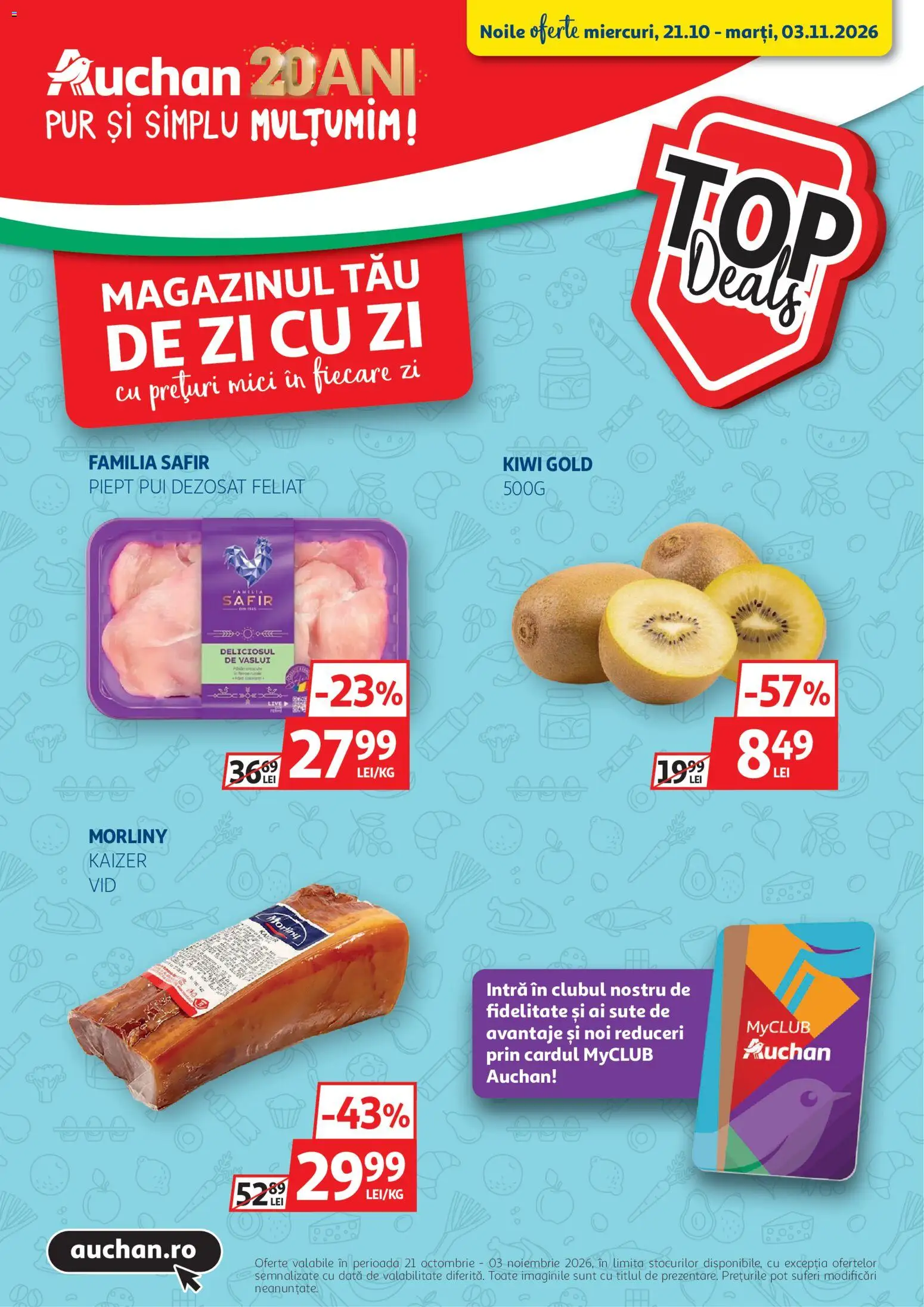 Noul catalog Auchan – valabil de la 21.10.2026 | Pagină: 1