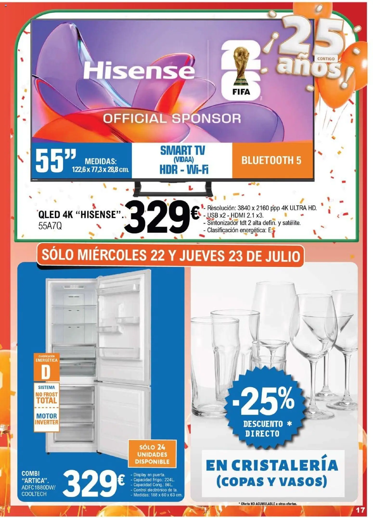E.Leclerc folleto Salamanca │ válido desde el 15/07/2026 | Página: 17 | Productos: Vasos, USB, Combi