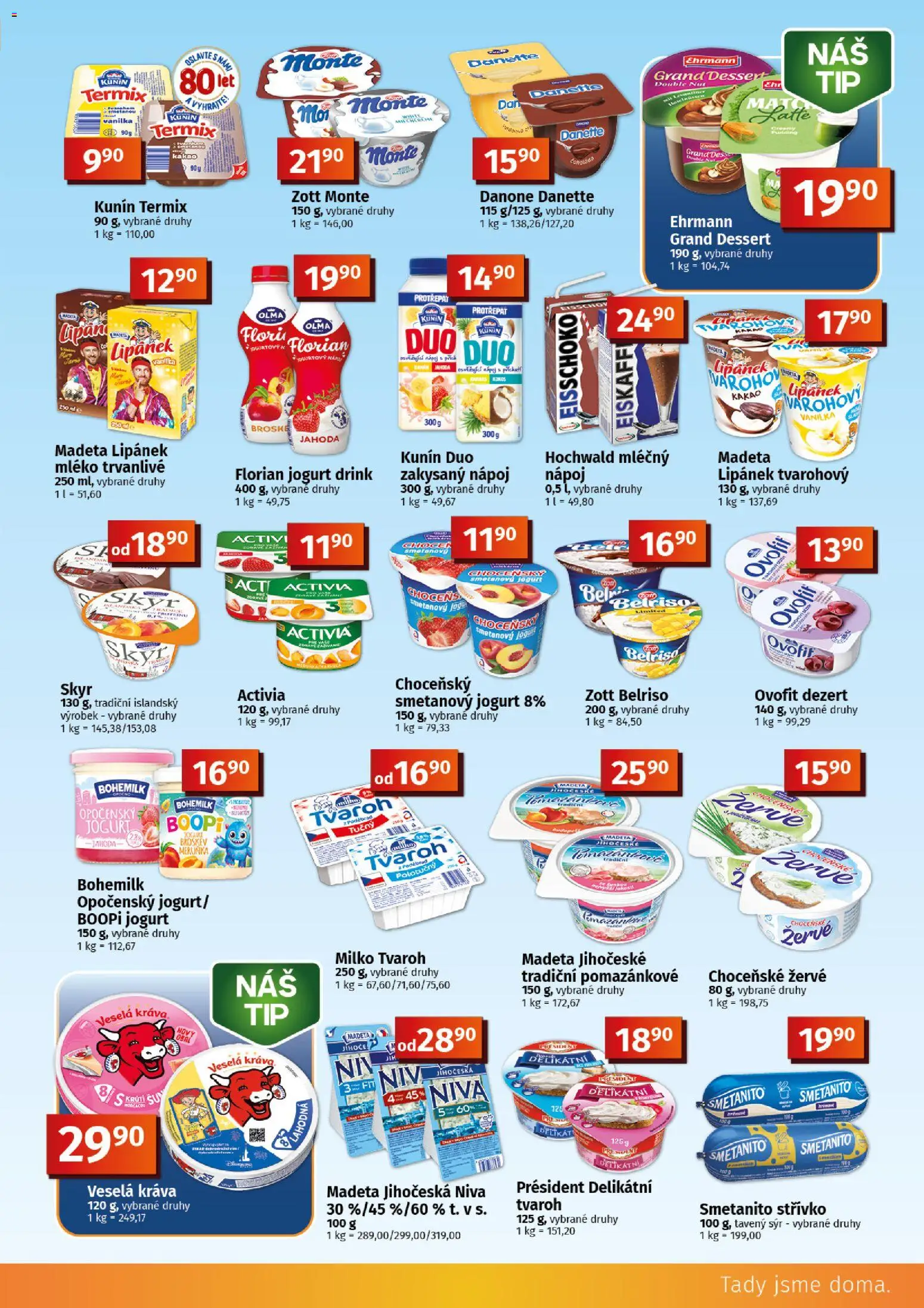 Coop leták - Tuty od 09.09.2026 | Strana: 5 | Produkty: Lipánek, Sýr, Smetanový jogurt, Jogurt