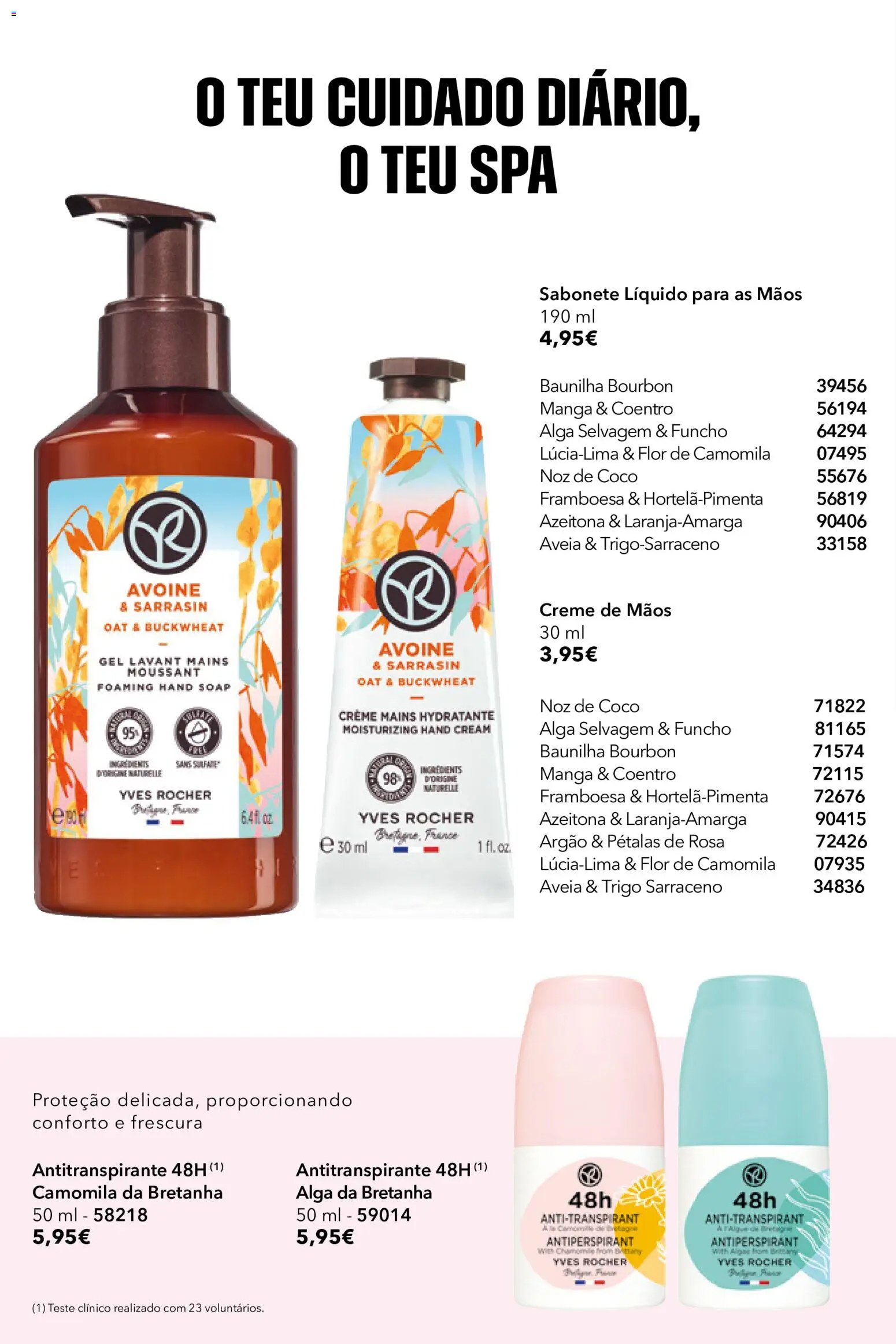 Yves Rocher Catalogo 13 │ válido de 21/10/2026 | Página: 62 | Produtos: Manga, Antitranspirante, Sabonete, Coco