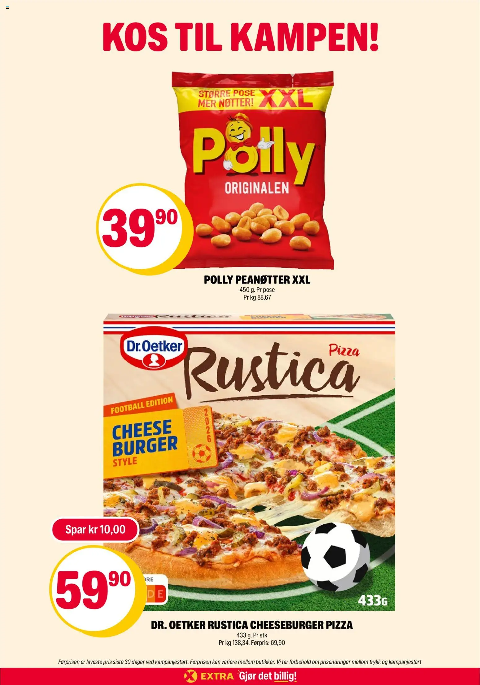 {H1} | Side: 9 | Produkter: Pizza, Nøtter, Peanøtter