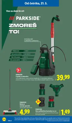 Lidl katalog akcije – veljaven od 21.05.2026 | Stran: 30 | Izdelki: Črpalka