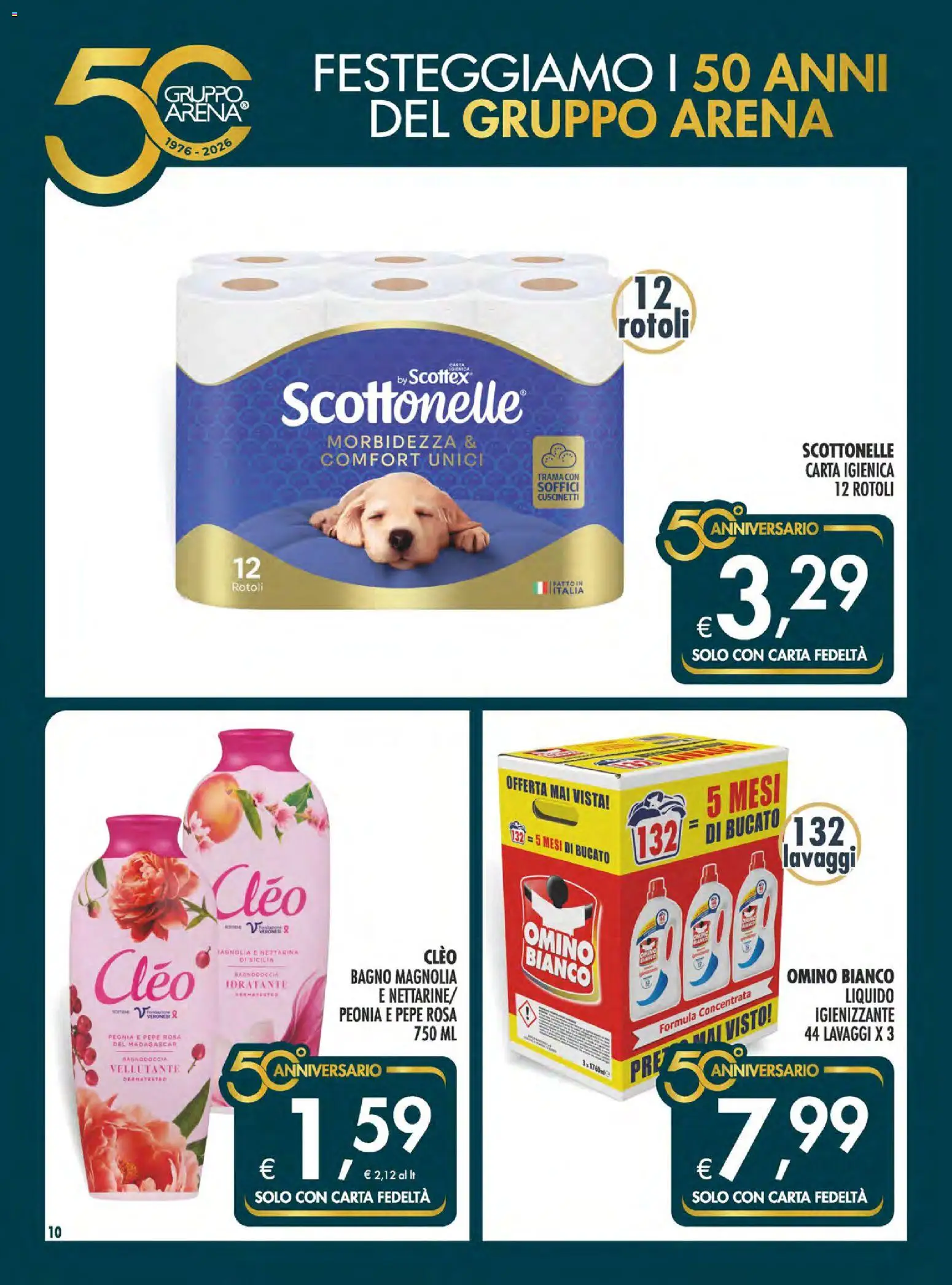 Volantino SuperConveniente del 04.06.2026 | Pagina: 10 | Prodotti: Carta igienica, Pepe, Bagno