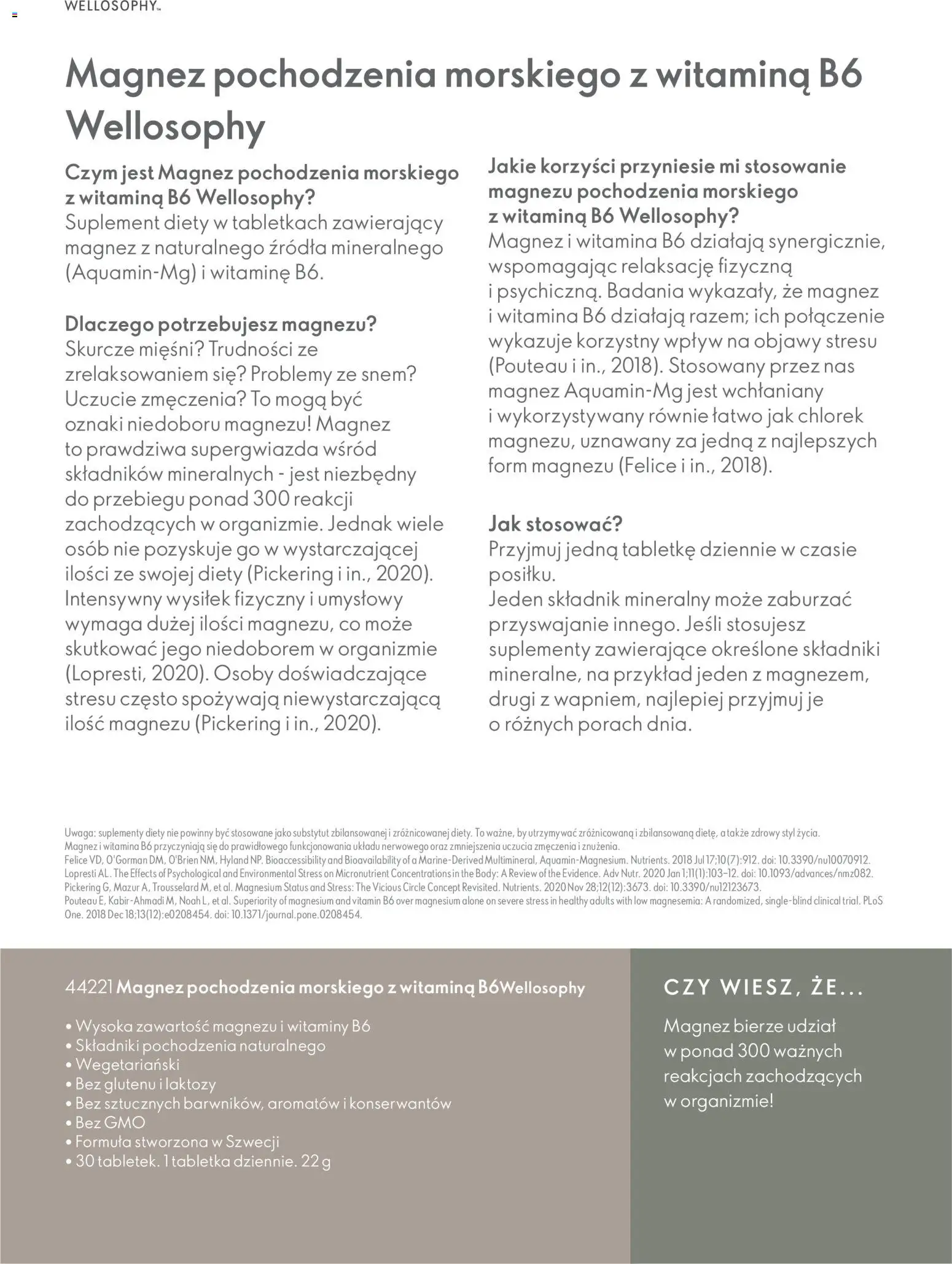 Oriflame Katalog - Przewodnik po produktach Wellosophy od 15.11.2023 | Strona: 25 | Produkty: Olej