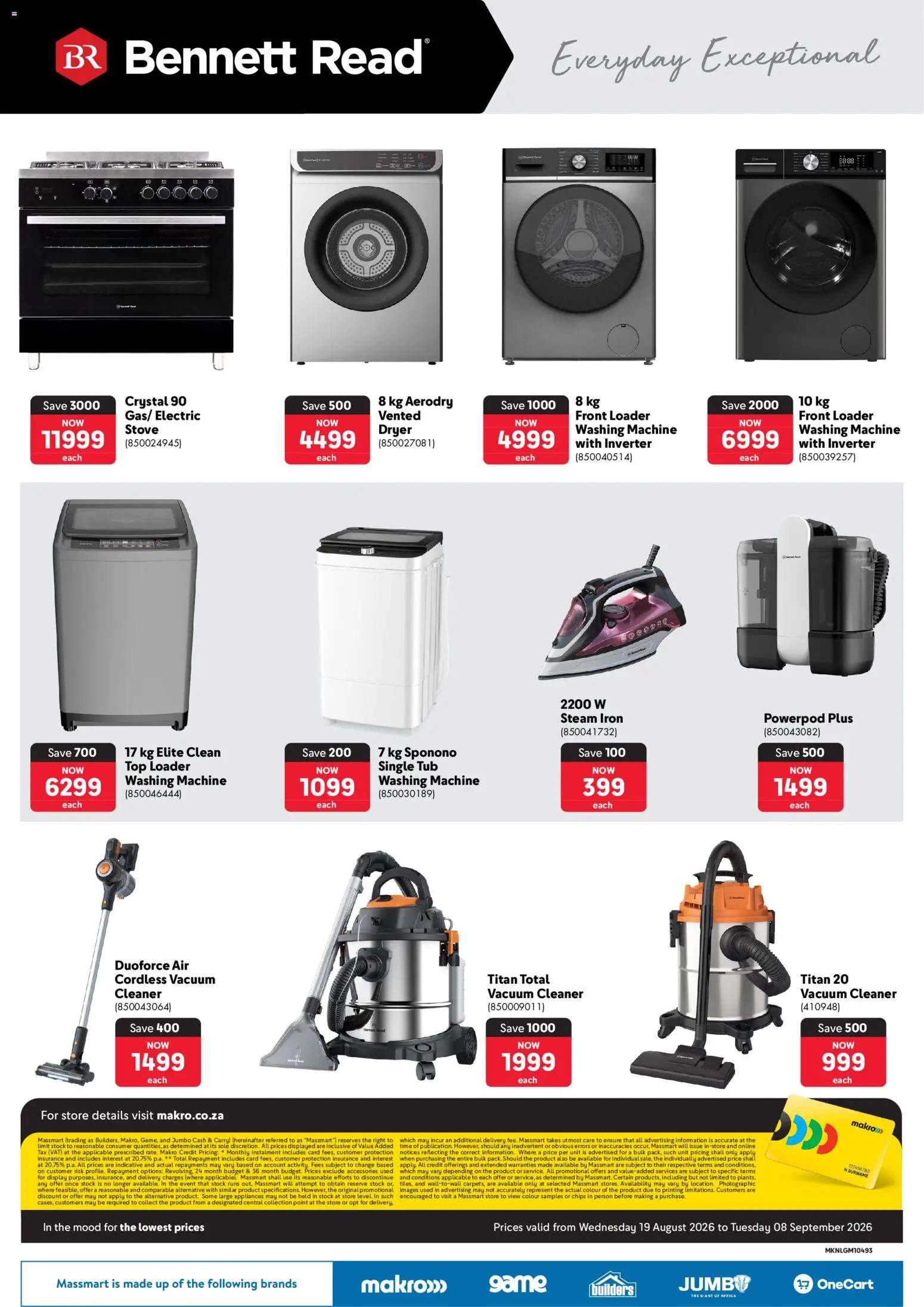 New Makro catalogue – valid from 19/08/2026 | Page: 2 | Products: Stove, Iron, Chips, Stock