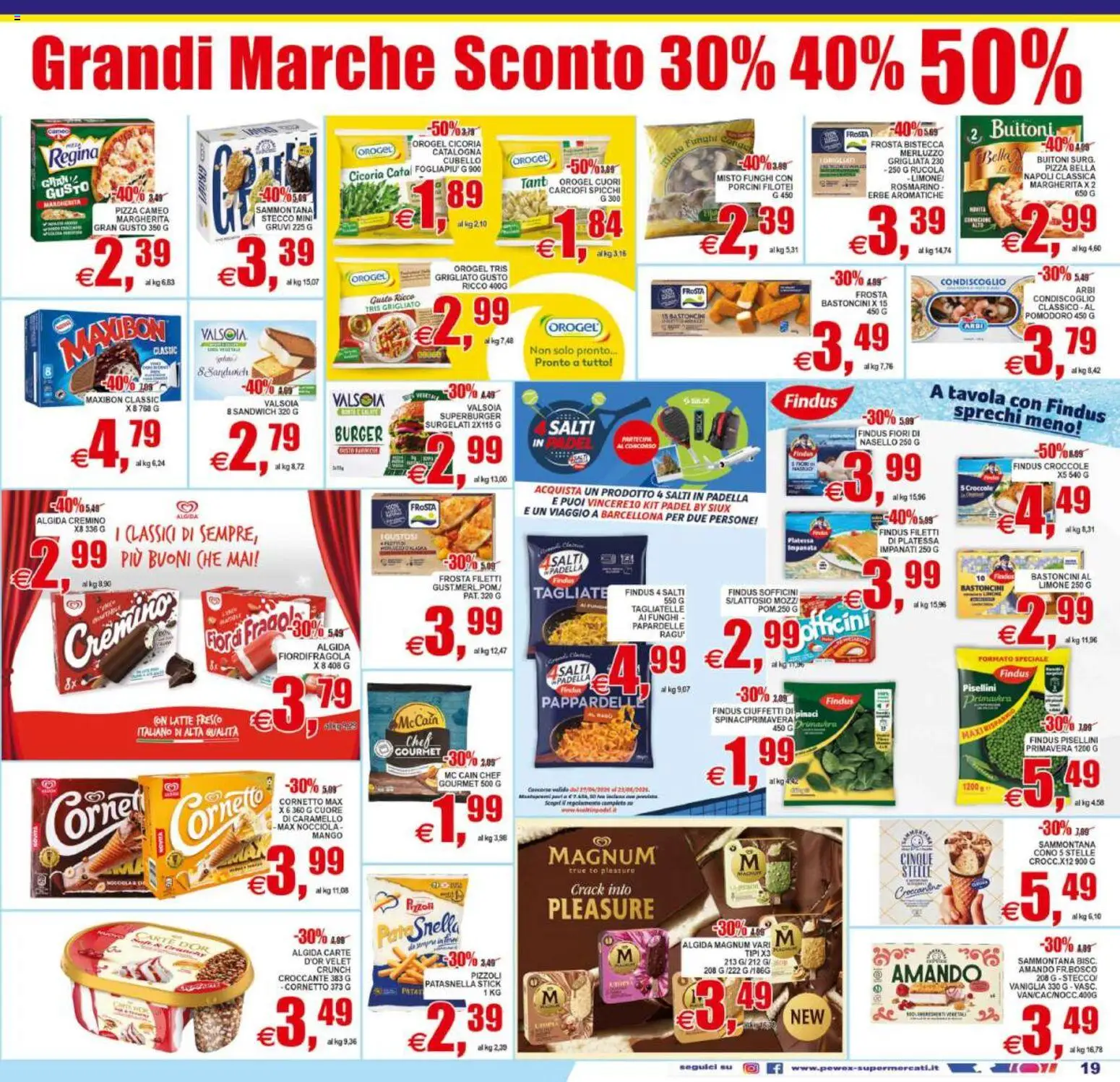 Volantino Pewex del 29.05.2026 | Pagina: 19 | Prodotti: Rucola, Merluzzo, Limone, Mango