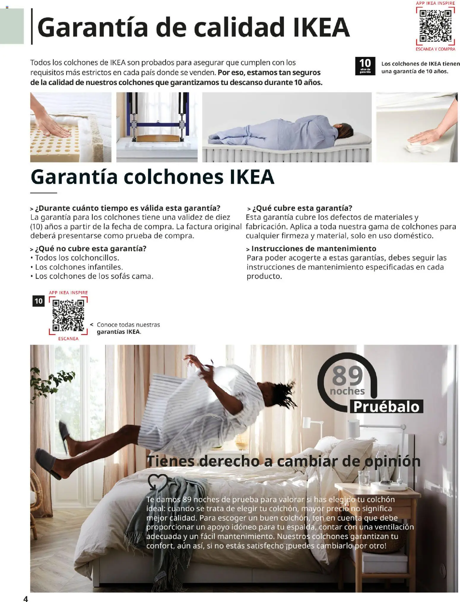 IKEA - Confort │ válido desde el 01/09/2026 | Página: 4 | Productos: Sofás, Té, Colchon