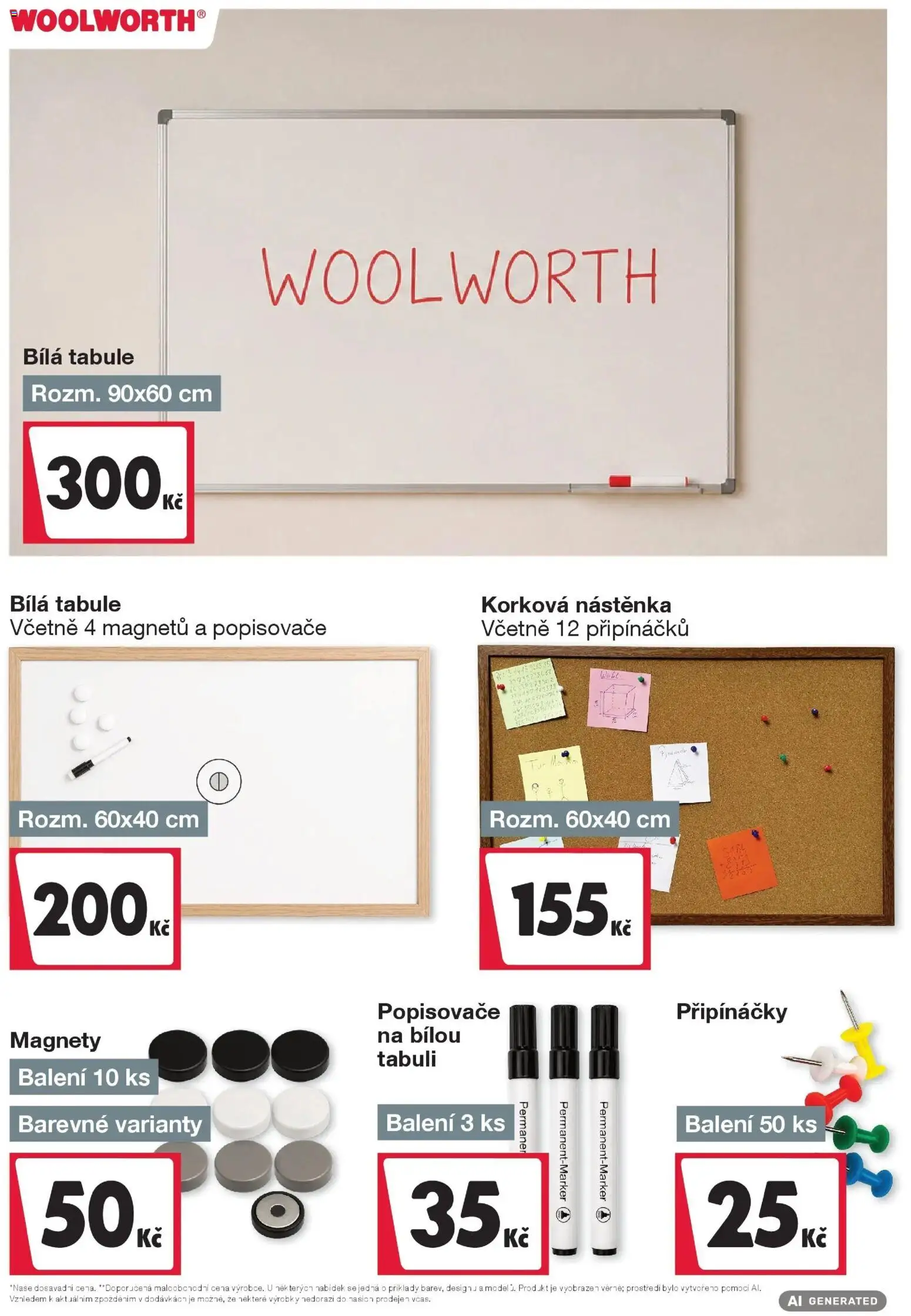 Woolworth leták od 21.08.2026 | Strana: 19 | Produkty: Korková nástěnka, Tabule