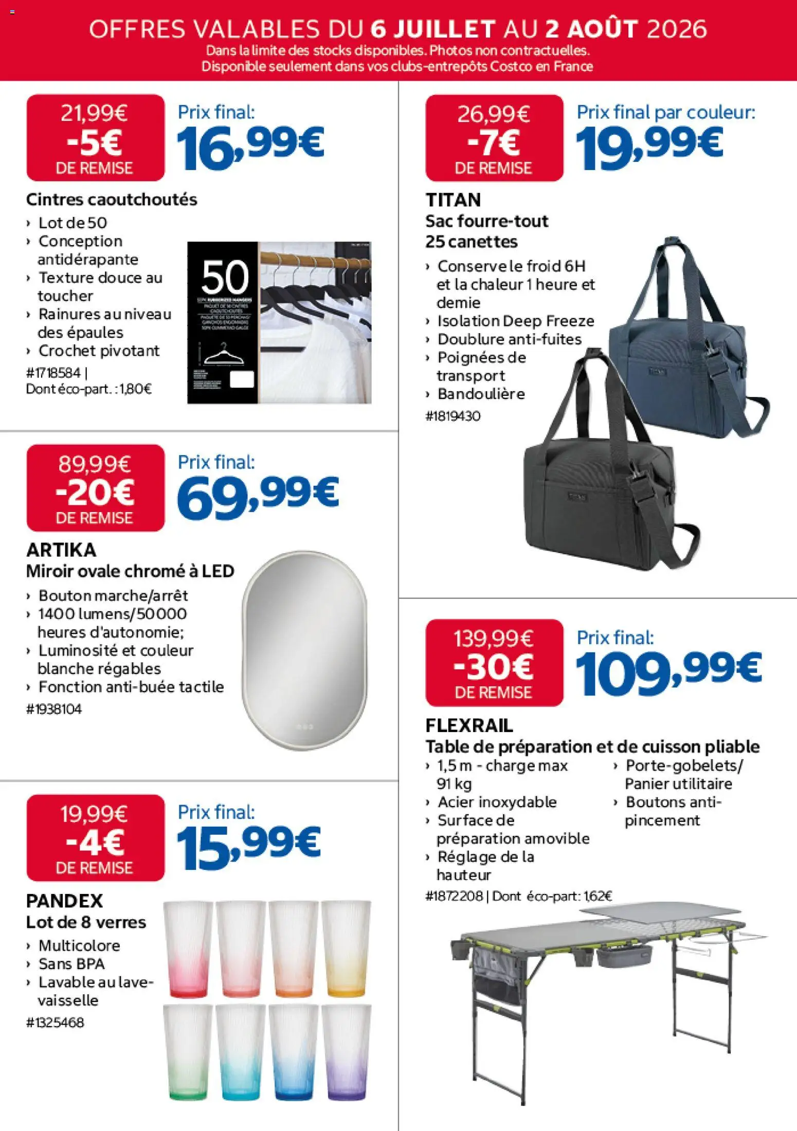 {H1} | Page: 4 | Produits: Sac, Table, Panier, Miroir