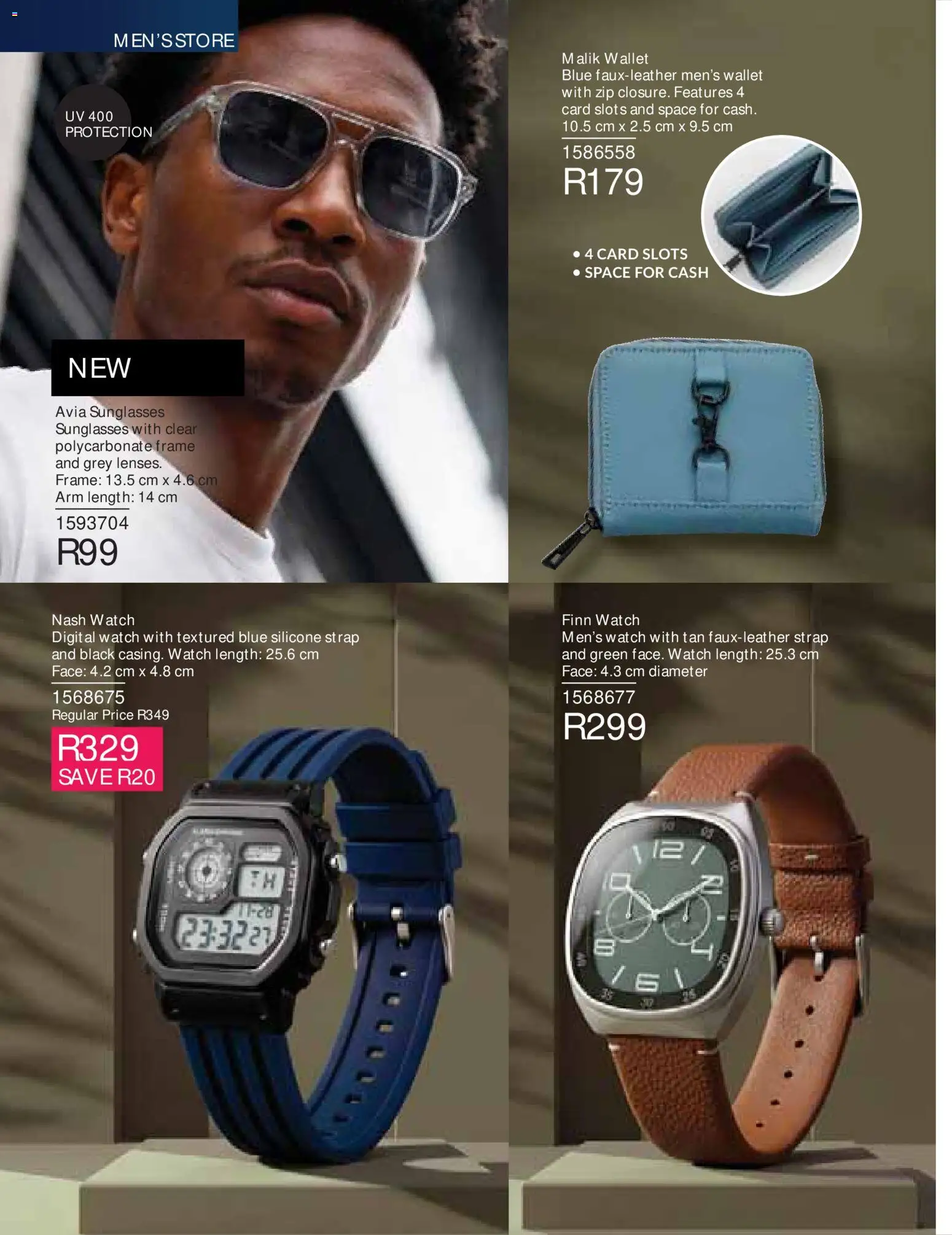 New Avon catalogue – valid from 01/10/2026 | Page: 88 | Products: Watch, Wallet, Sunglasses, Frame