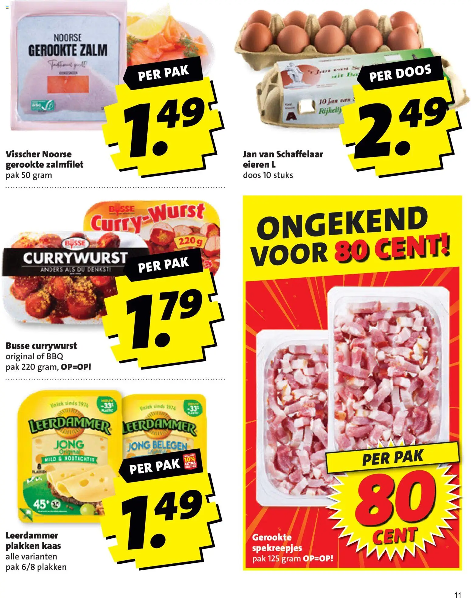 {H1} | Pagina: 11 | Producten: Kaas, Zalm, Zalmfilet, Gerookte zalm