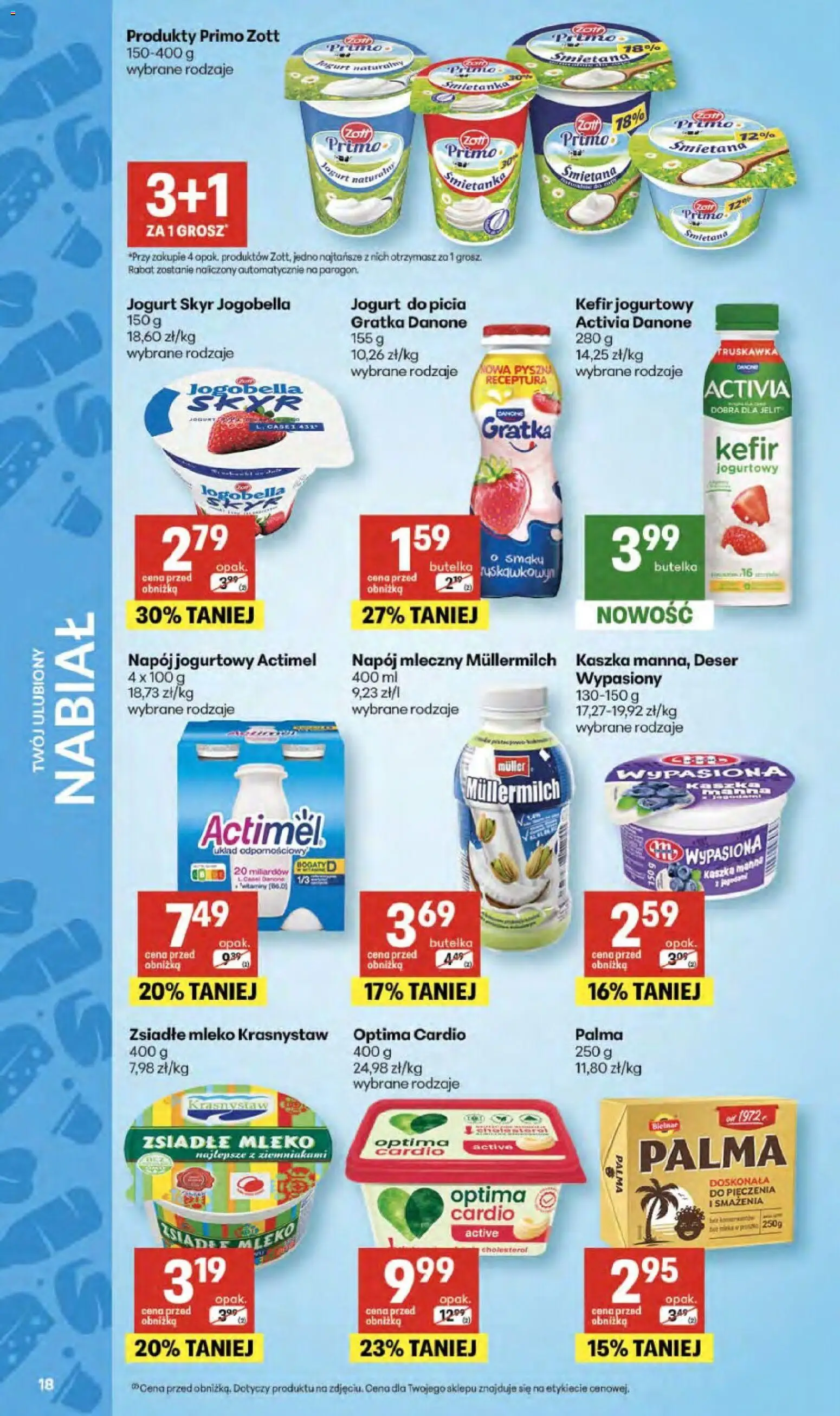 Delikatesy Centrum gazetka - Sklepy Własne od 14.05.2026 | Strona: 18 | Produkty: Zsiadłe mleko, Mleko, Jogurt, Skyr