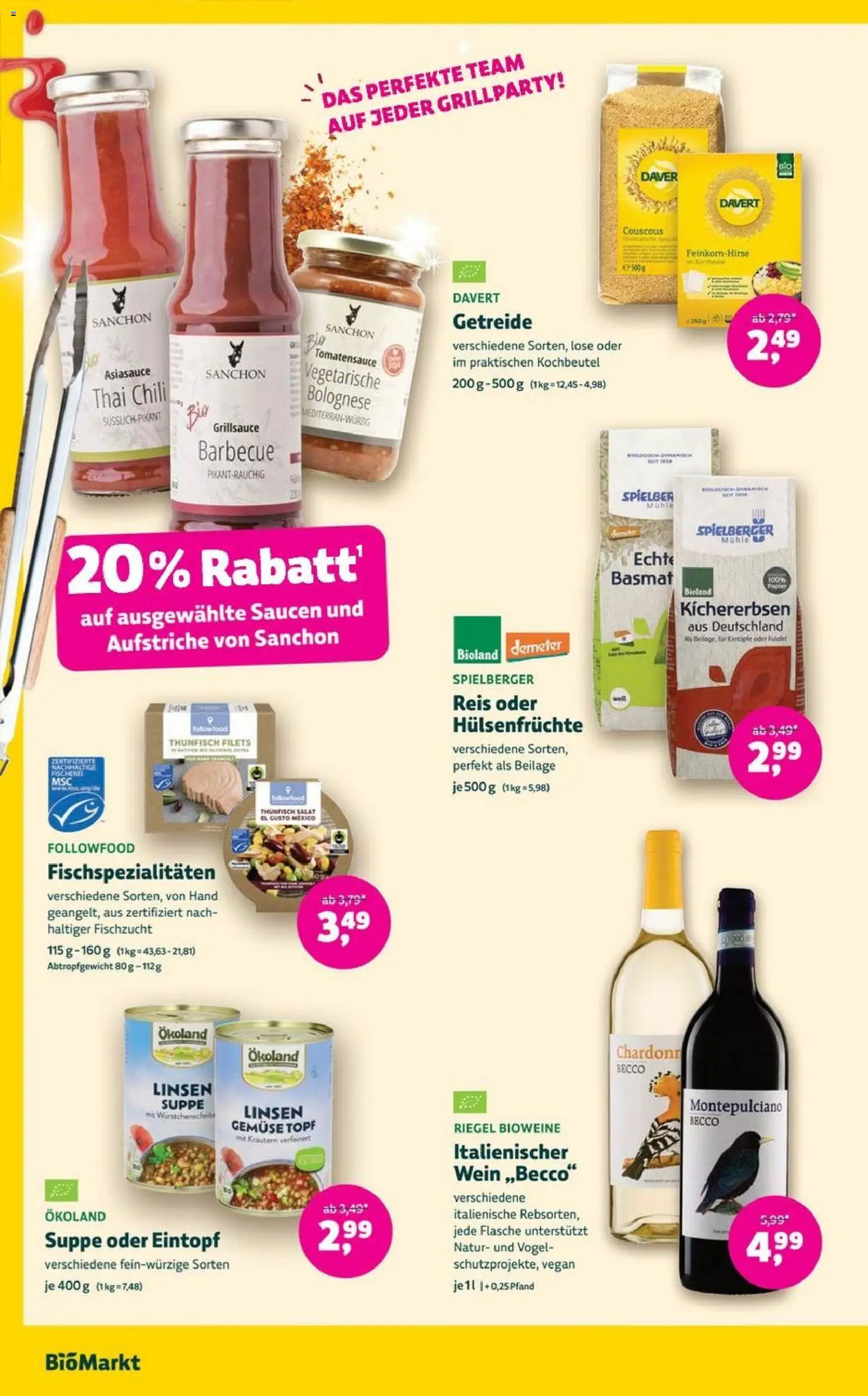 Denns BioMarkt Angebote – gültig ab 03.06.2026 | Seite: 14 | Produkte: Gemüse, Chili, Wein, Salat