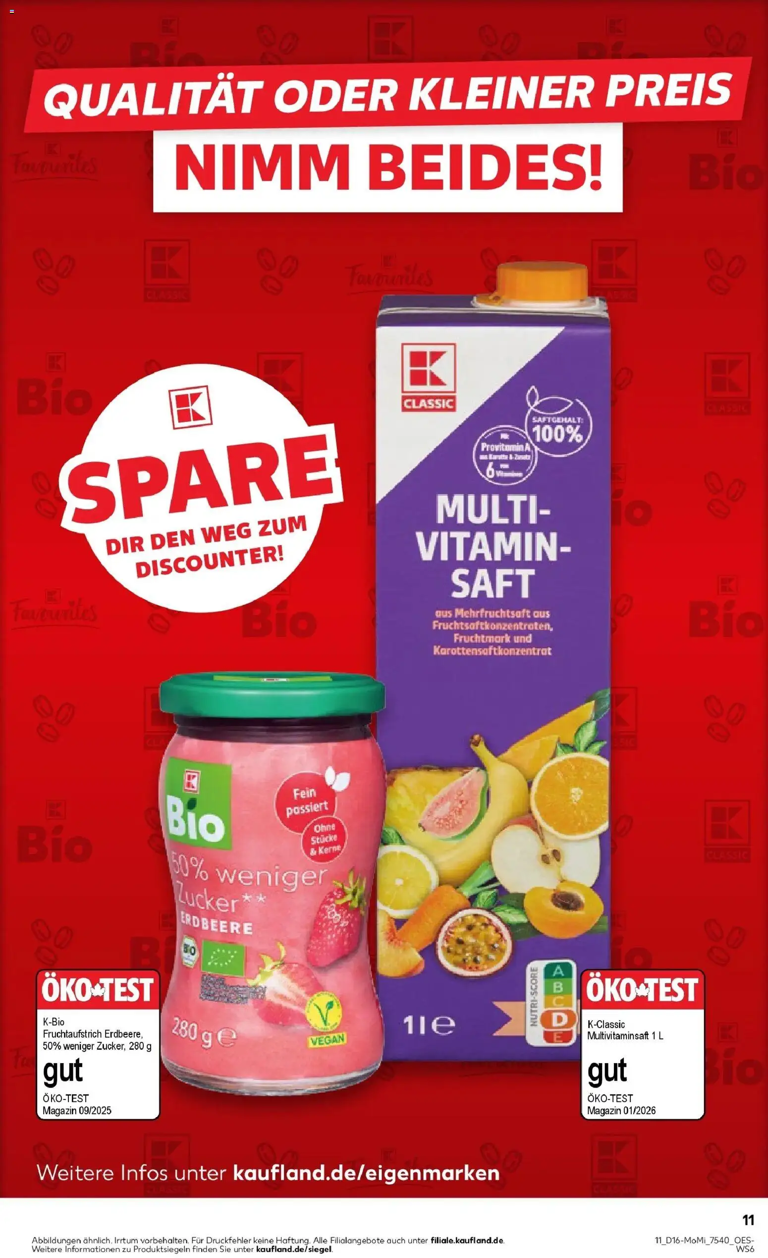 Kaufland Prospekt Freiberg	 – gültig ab 13.04.2026 | Seite: 11 | Produkte: Zucker, Saft