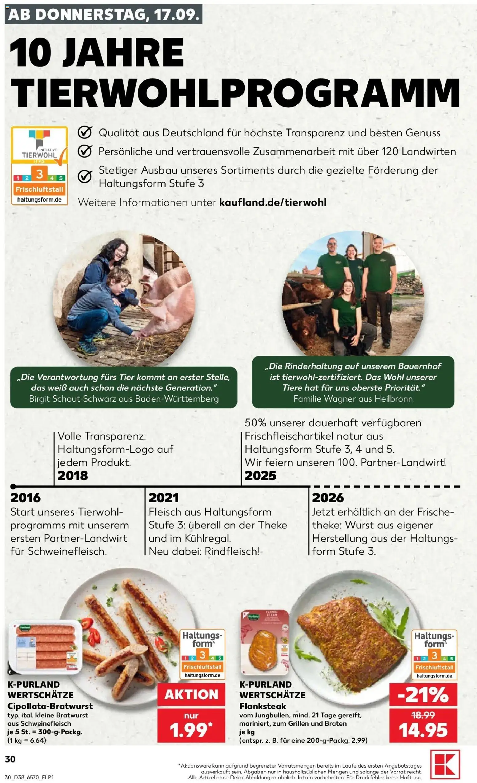 Prospekt Kaufland ab 14.09.2026 » Angebote Online zum Blättern | Seite: 42 | Produkte: Theke, Wurst, Schweinefleisch, Fleisch