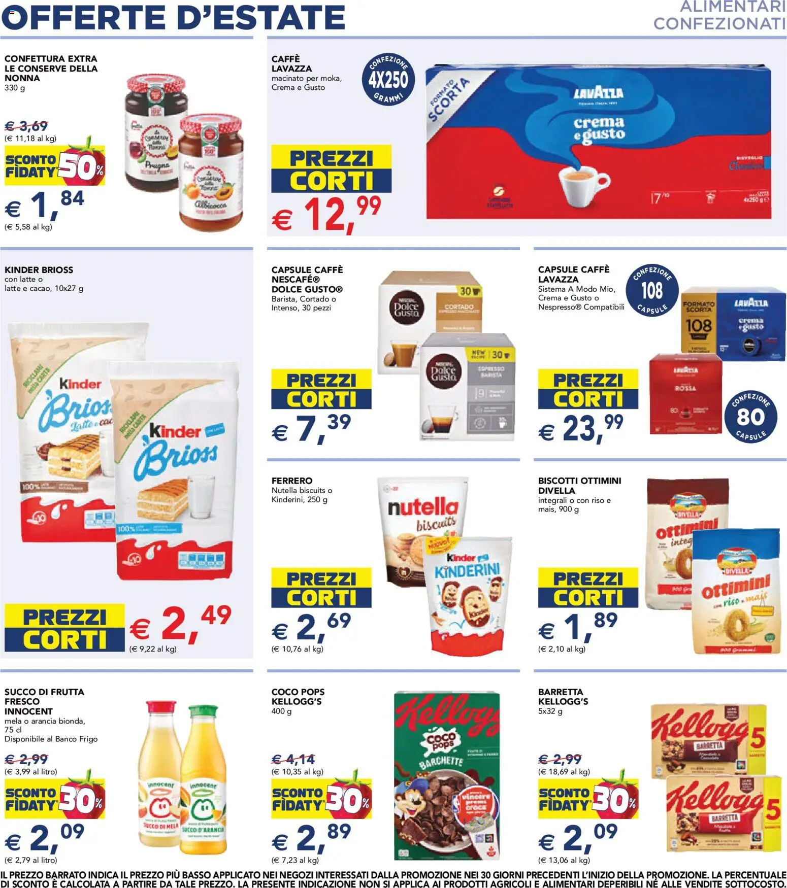 Volantino Esselunga S del 16/07/2026 | Pagina: 9 | Prodotti: Crema, Riso, Barretta, Succo di frutta