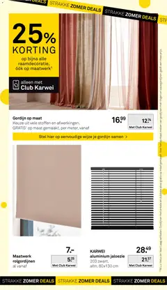KARWEI folder - Voorbeeld van een folder van KARWEI, geldig van 29-06-2026 | Pagina: 14 | Producten: Gordijnen