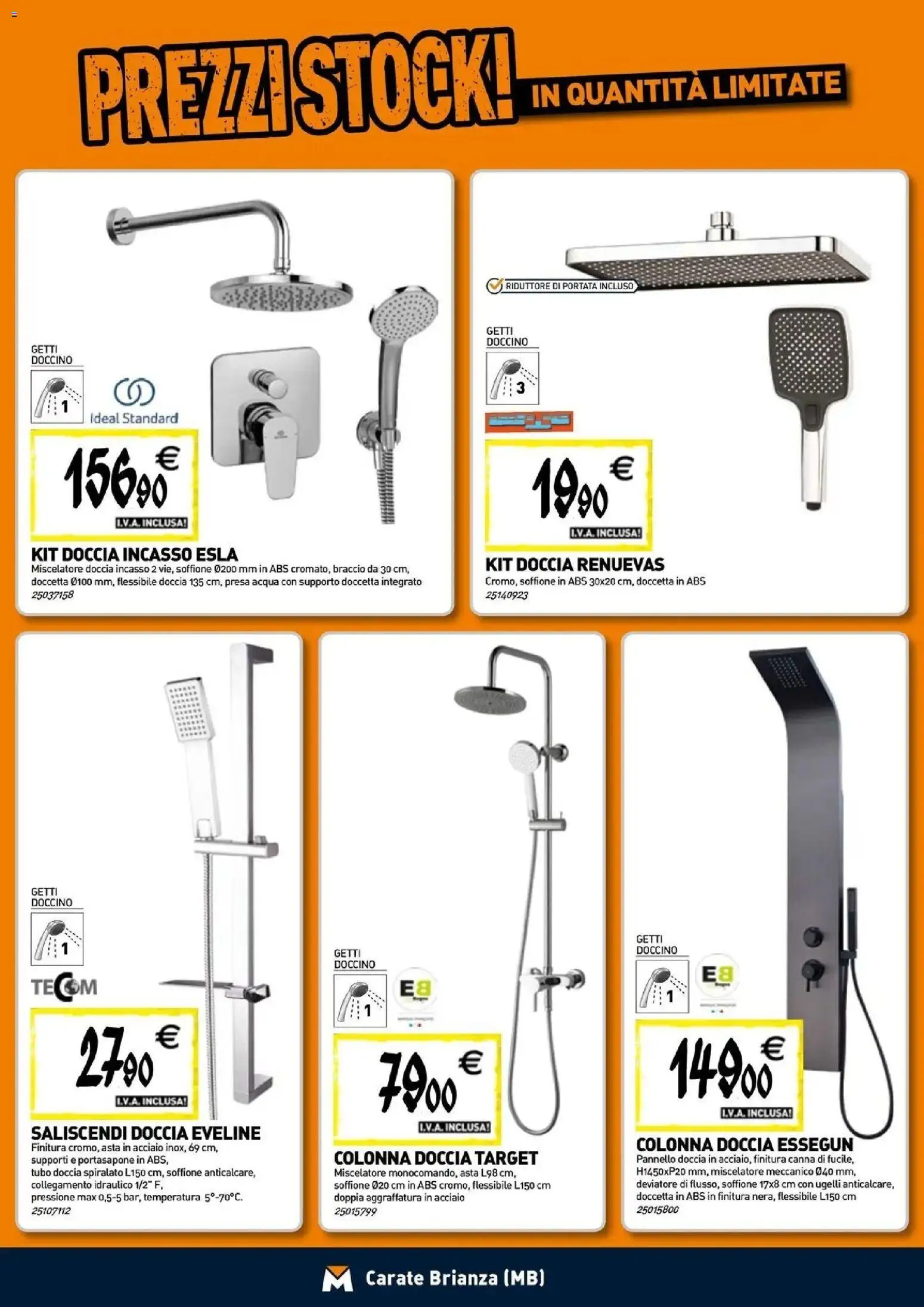 Nuovo TECNOMAT catalogo Carate Brianza dal 24/09/2026 > offerte anteprima 🛍️ | Pagina: 3 | Prodotti: Acqua, Tubo, Presa, Doccia