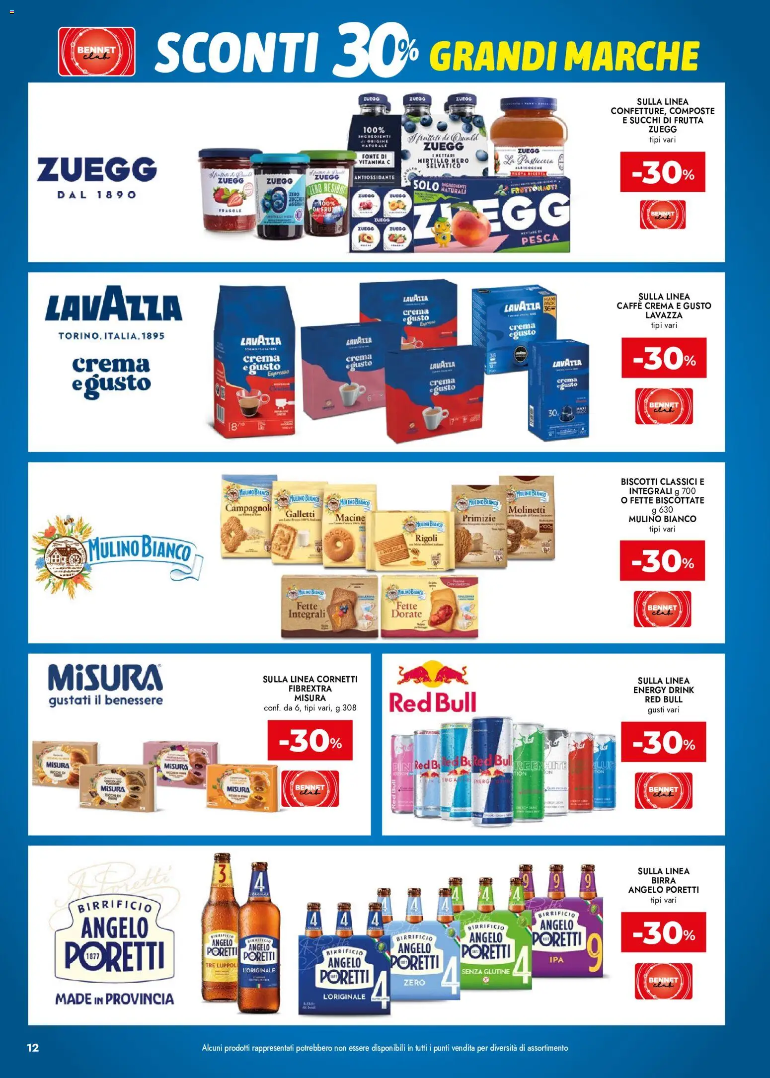 Volantino bennet del 21.05.2026 | Pagina: 12 | Prodotti: Crema, Caffè, Birra, Lavazza