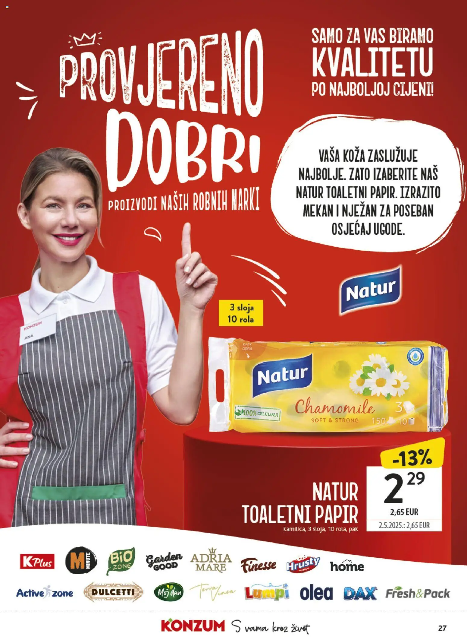 Konzum HR akciós ujság - amely érvényes a következő dátumtól: 11.03.2026 | Oldal: 27