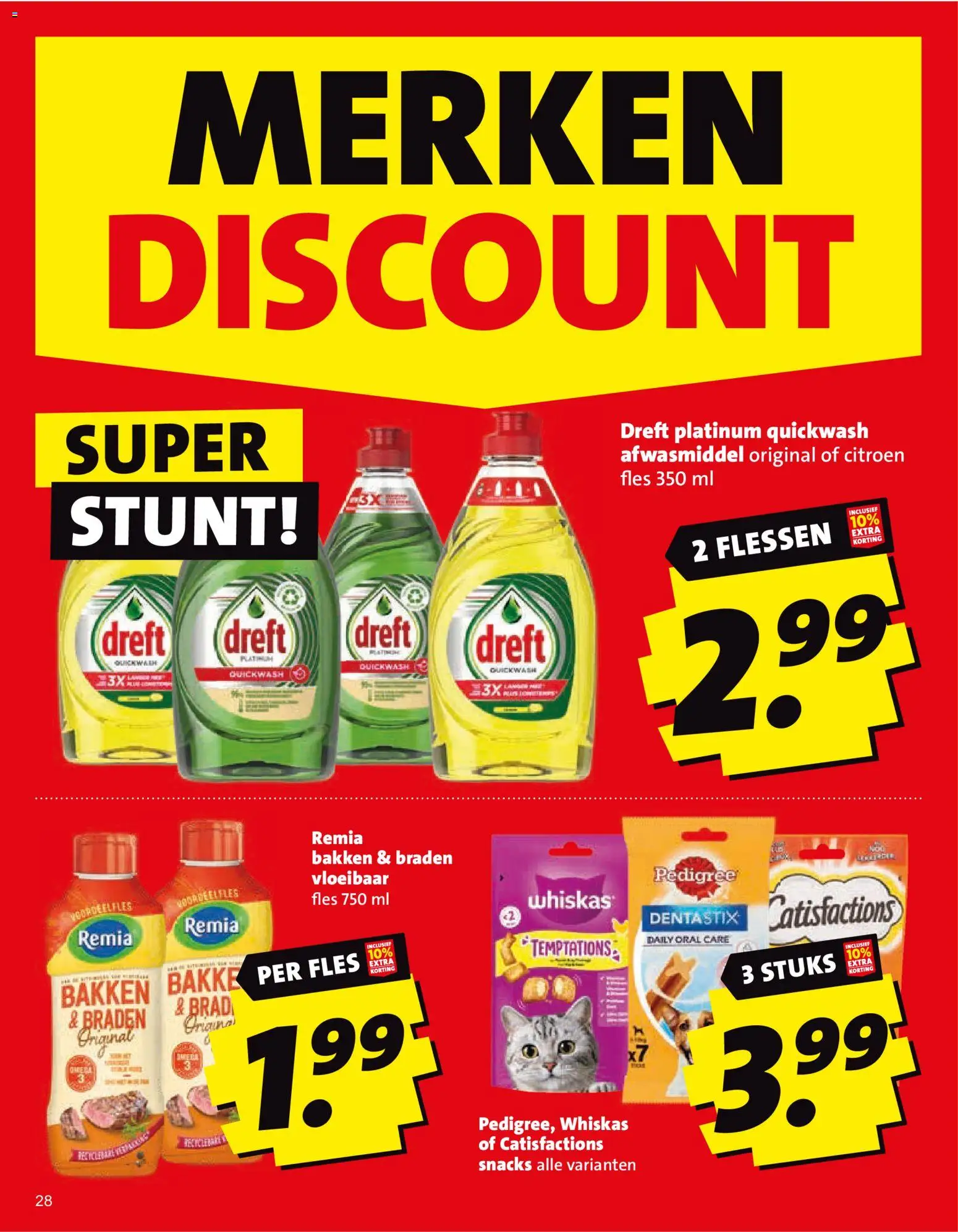 {H1} | Pagina: 28 | Producten: Snacks, Citroen, Fles, Afwasmiddel