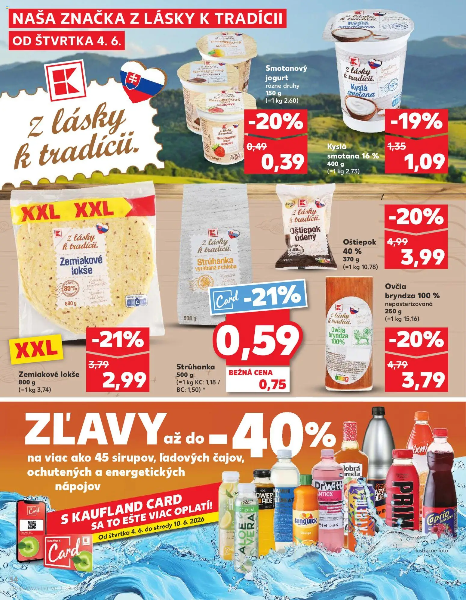 Kaufland SK akciós ujság - amely érvényes a következő dátumtól: 04.06.2026 | Oldal: 34
