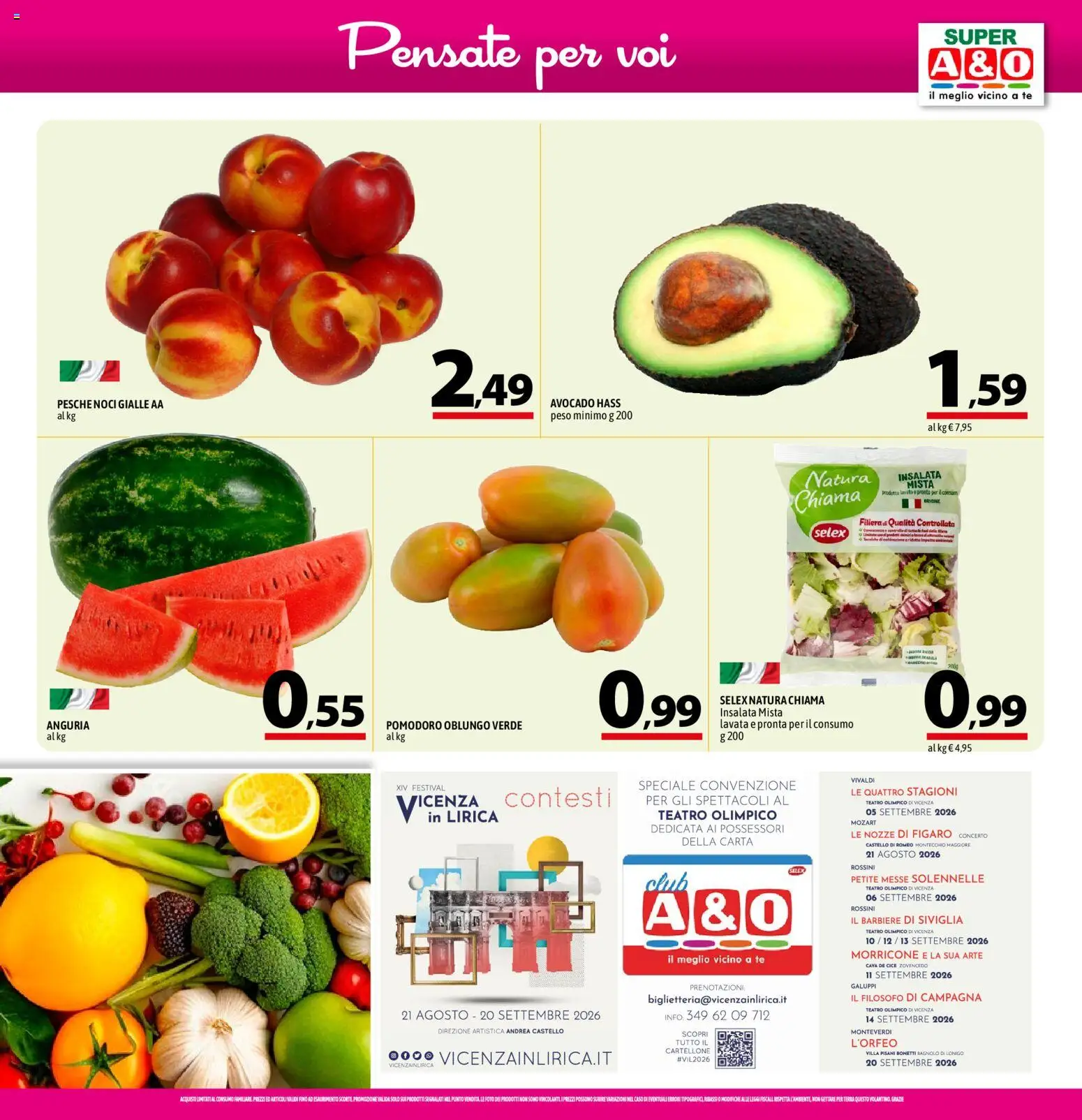 Volantino A&O del 23/07/2026 | Pagina: 3 | Prodotti: Avocado, Pomodoro, Noci, Terra