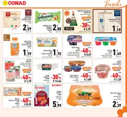 Anteprima del volantino GORGONZOLA E MASCARPONE SAPORIDEE CONAD, Gorgonzola e Mascarpone Saporidee Conad latte italiano 200 g valido a partire dal 21/10/2026 | Pagina: 9