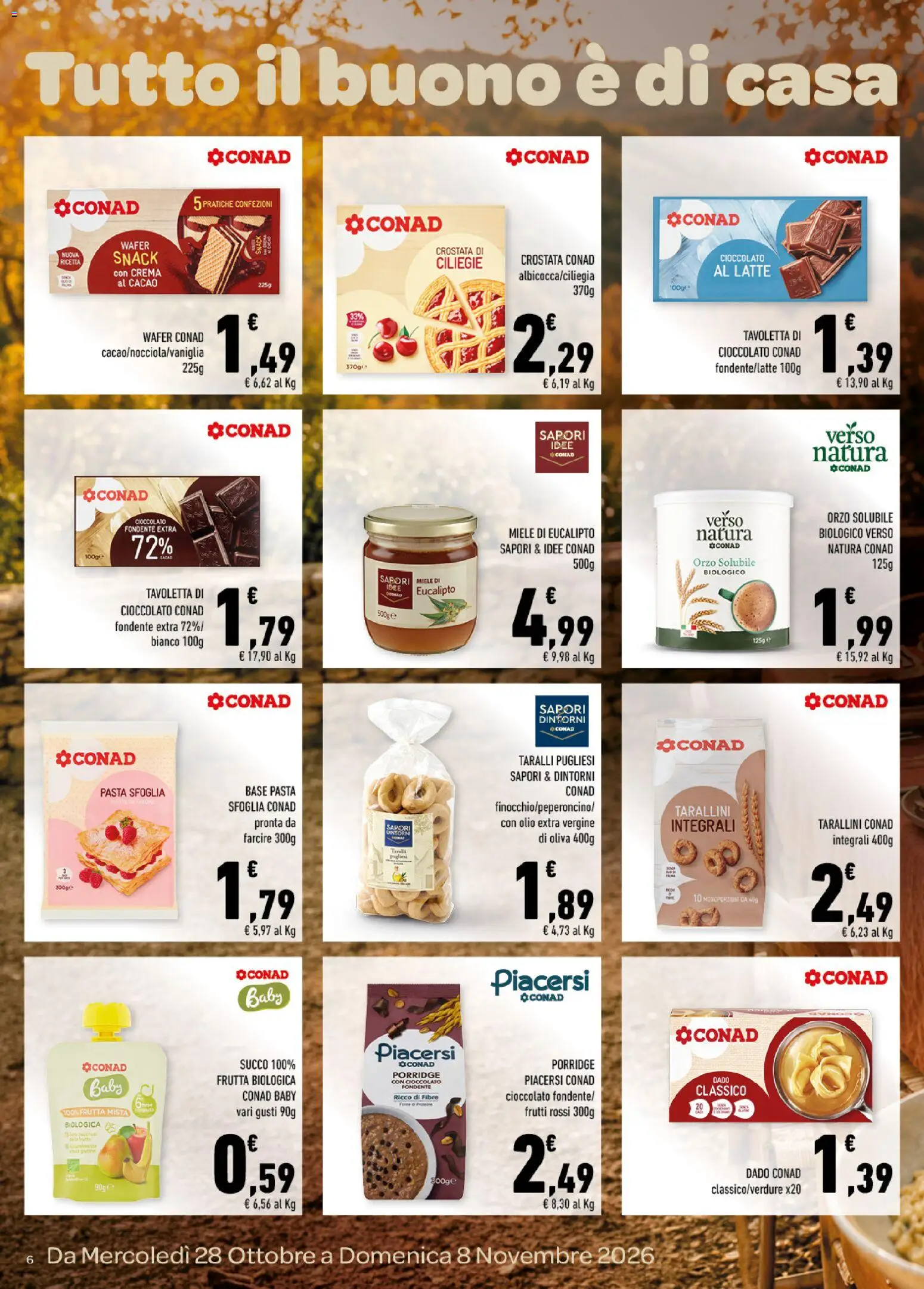 Volantino Conad del 28/10/2026 | Pagina: 6