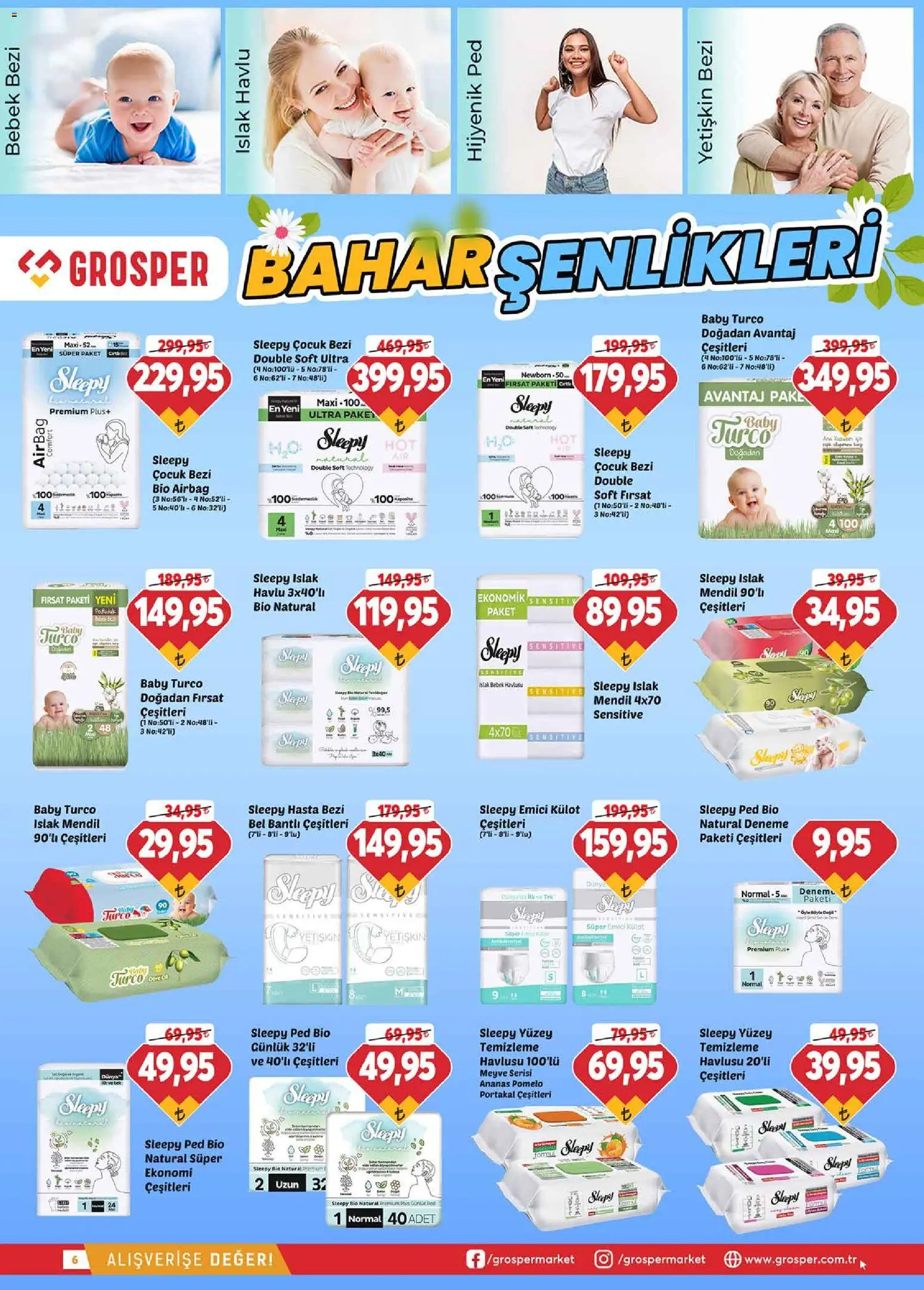 Grosper Katalog Bahar Temizliği - 20.05.2026 tarihinden itibaren geçerlidir | Sayfa: 7 | Ürünler: Pomelo, Portakal, Ananas, Külot