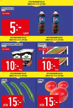Matdax erbjudanden - Förhandsvisning av reklamblad från butik Matdax aktuell från 21/09/2026 | Sida: 2 | Produkter: Proteinpudding, Galler, Choklad, Protein