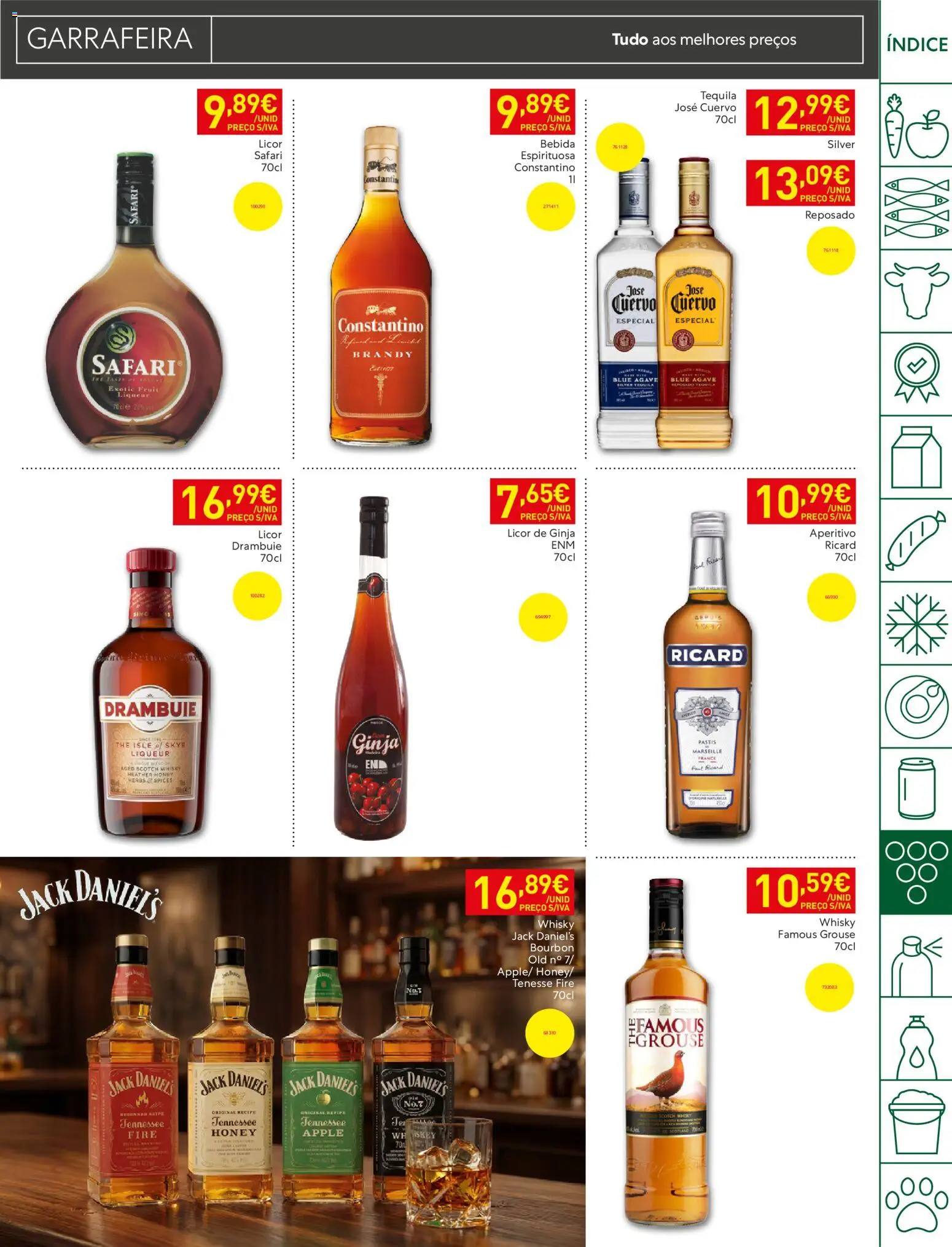 Recheio folheto Madeira │ válido de 30/06/2026 | Página: 31 | Produtos: Whisky, Licor, Tequila, Bebida