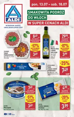 Pogląd oferty "Aldi gazetka - Smakowita podróż do Włoch" - ważna od 13.07.2026