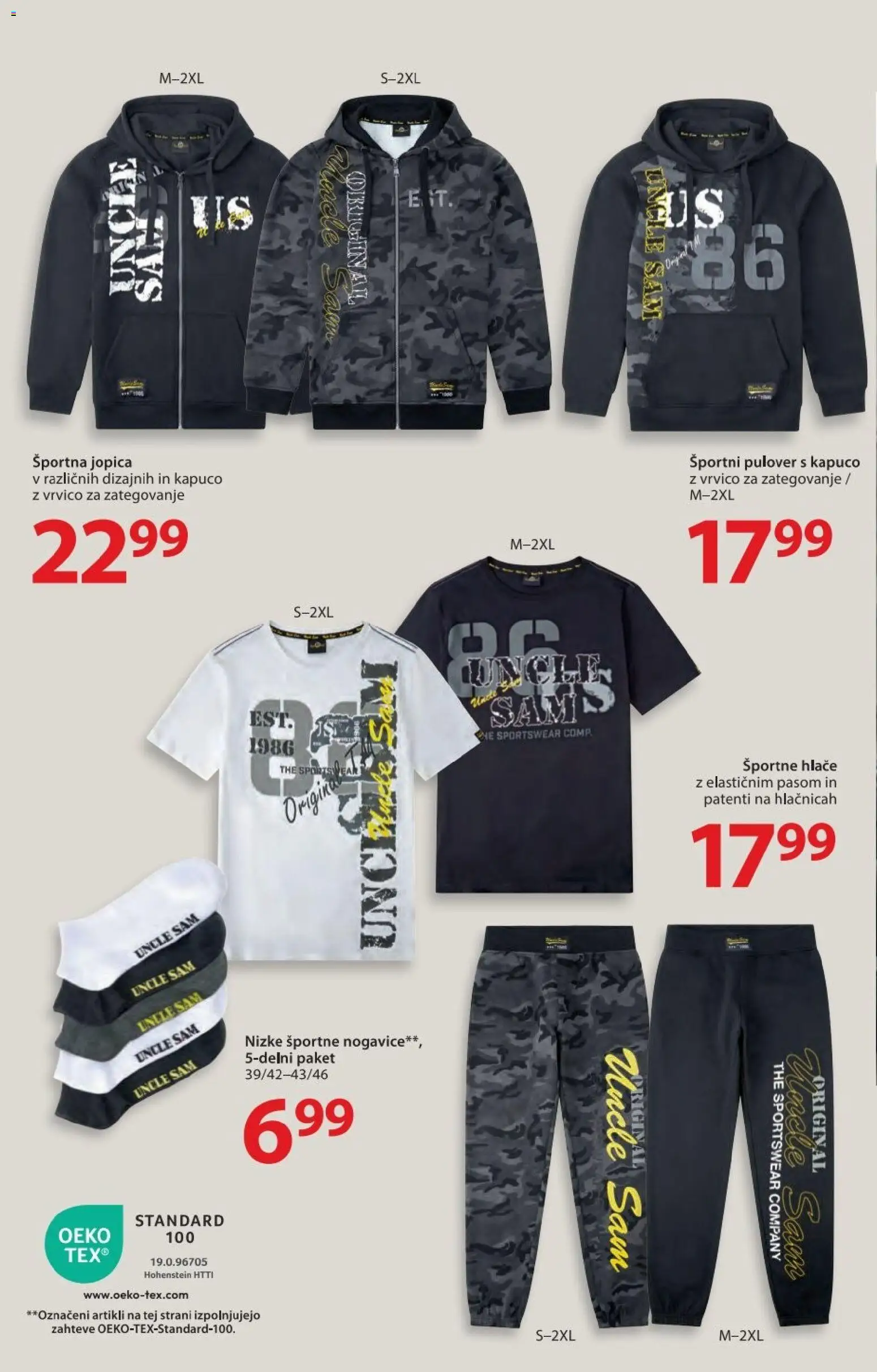 Novi NKD katalog ponudbe – veljaven od 10.09.2026 | Stran: 6 | Izdelki: Športne nogavice, Jopica, Pulover, Hlace