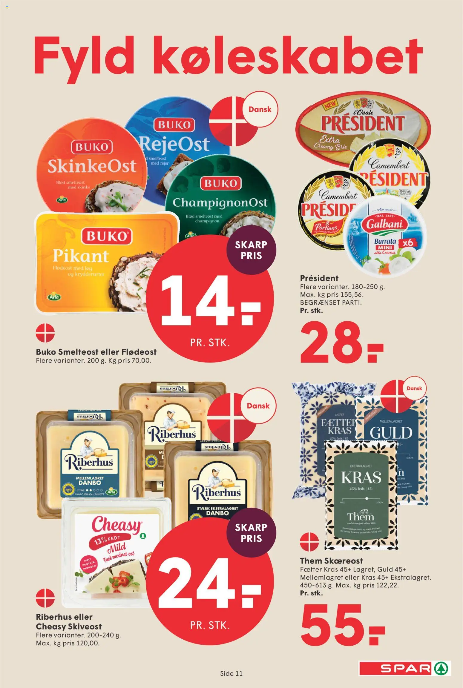 Spar tilbudsavis – gyldig fra 21/08/2026 | Side: 12 | Produkter: Champignon, Camembert, Ost, Skinke