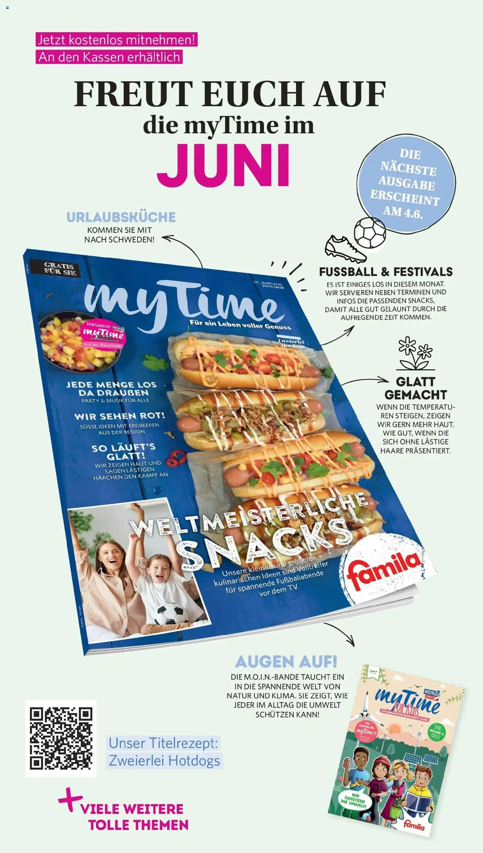 Famila Nordwest Wochenangebote – gültig ab 01.06.2026 | Seite: 40 | Produkte: Fußball, Erdbeeren, TV
