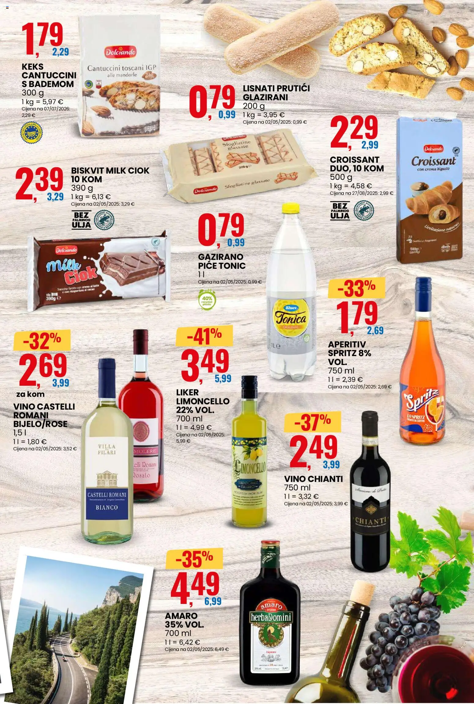 Eurospin katalog | vrijedi od 12.08.2026 | Stranica: 5 | Proizvodi: Aperitiv, Vino, Tonic, Biskvit