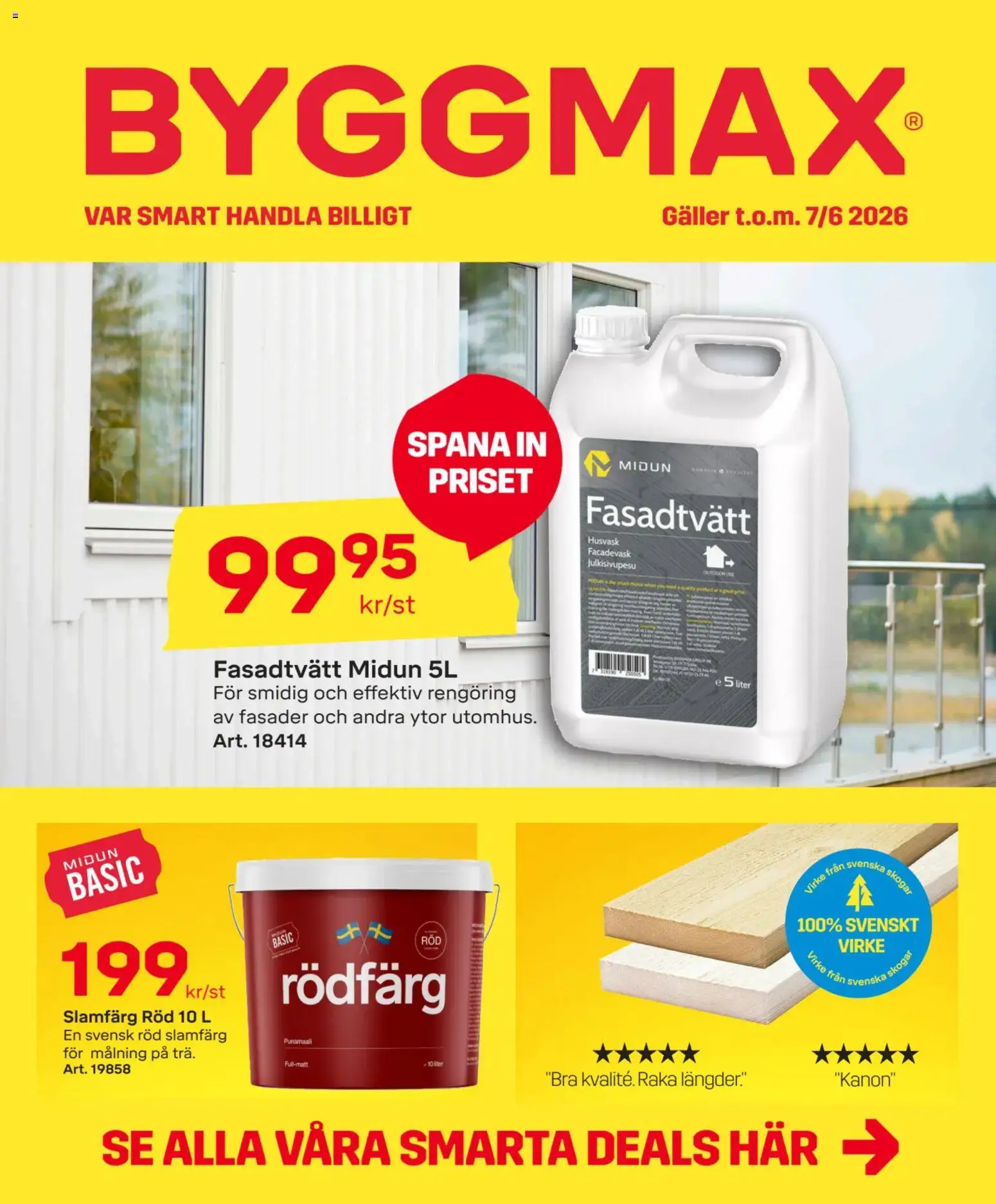 ByggMax reklamblad aktuell från 01.06.2026 | Sida: 1 | Produkter: Galler