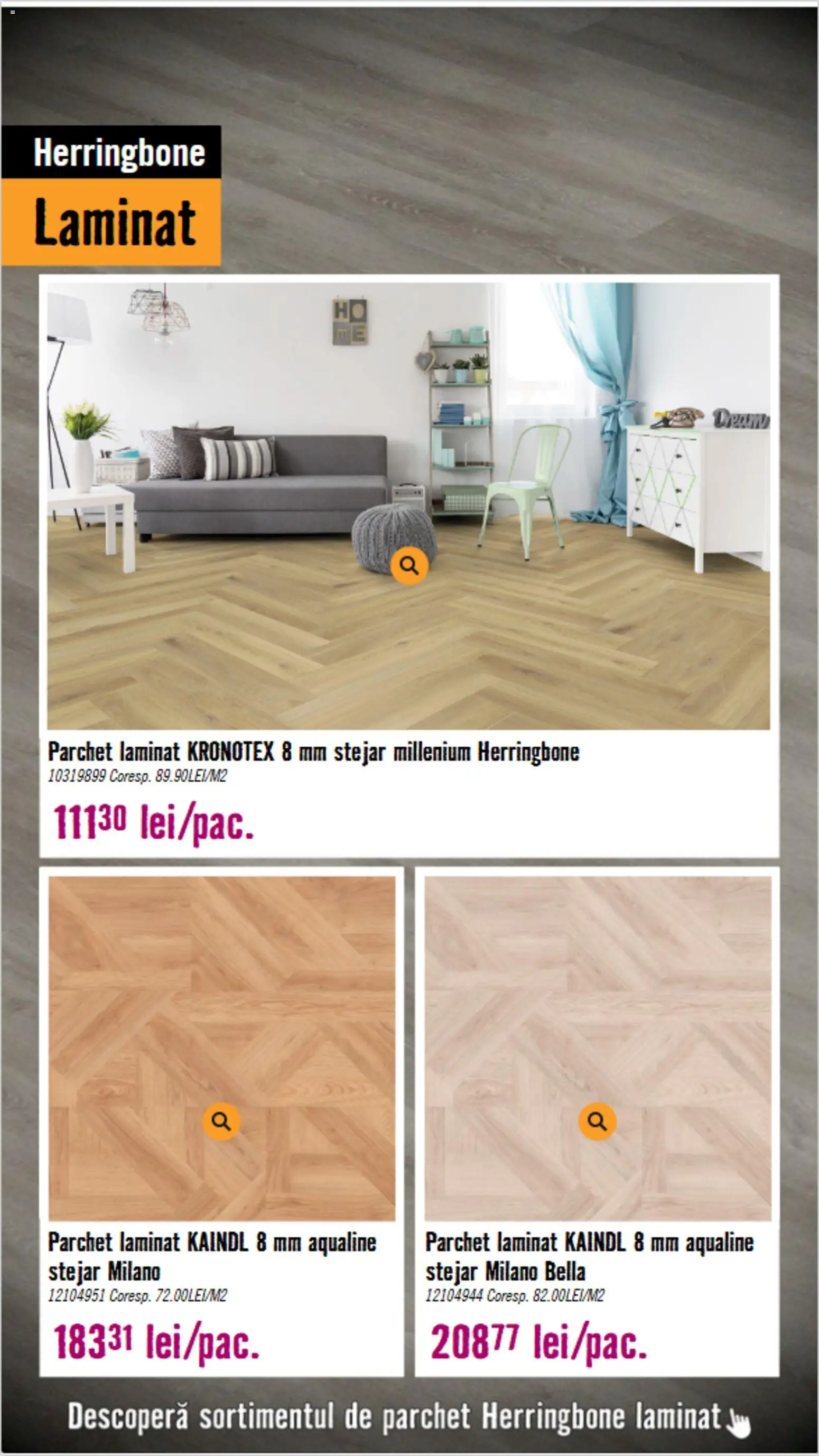 Noul catalog Hornbach – valabil de la 15.09.2026 | Pagină: 4 | Produse: Parchet, Bella