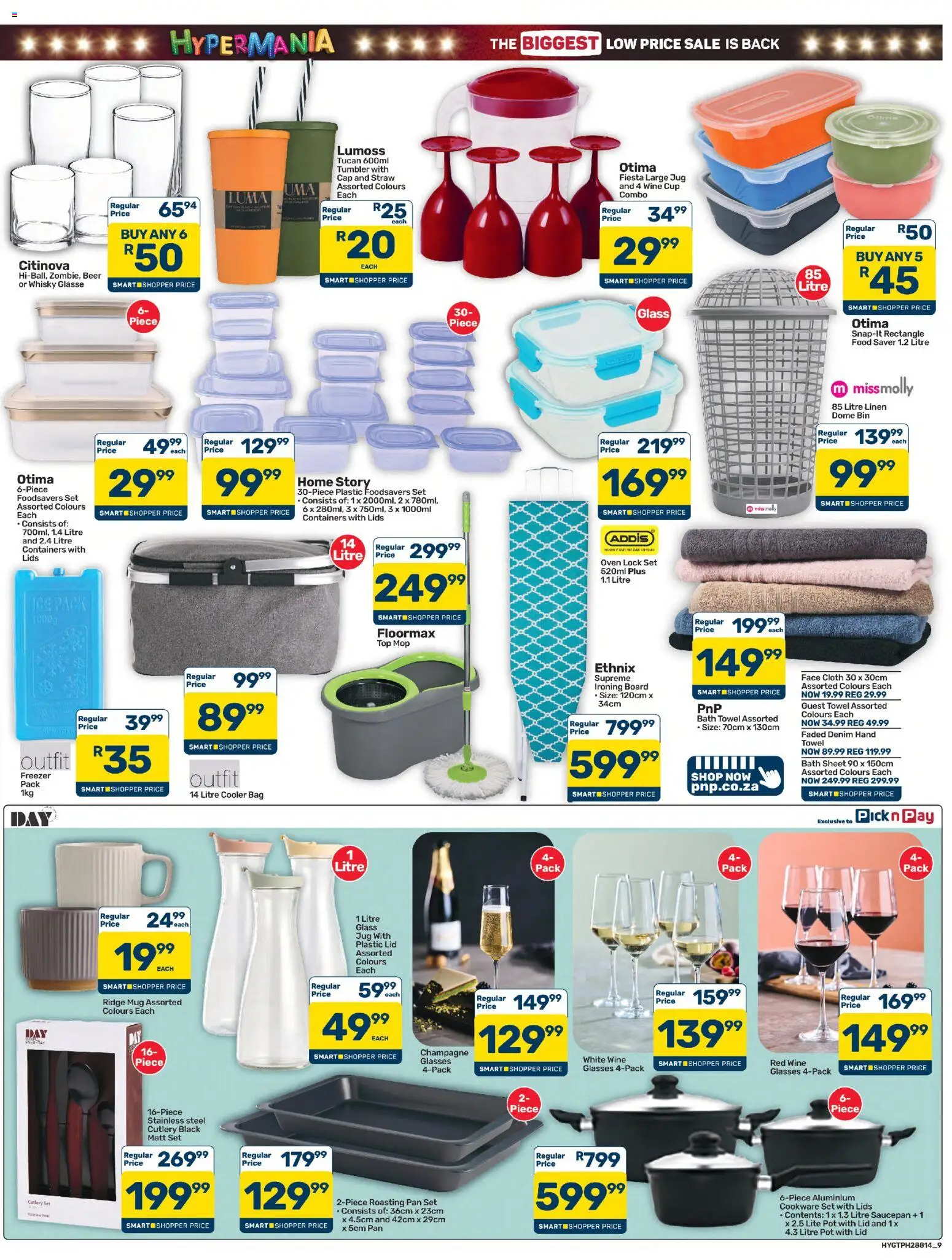 New Pick n Pay catalogue – valid from 25/09/2026 | Page: 9 | Products: Bag, Lids, Lock, Wine