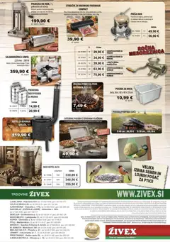 Živex katalog akcije – veljaven od 21.10.2026 | Stran: 12 | Izdelki: Teza, Mesoreznica, Ventil