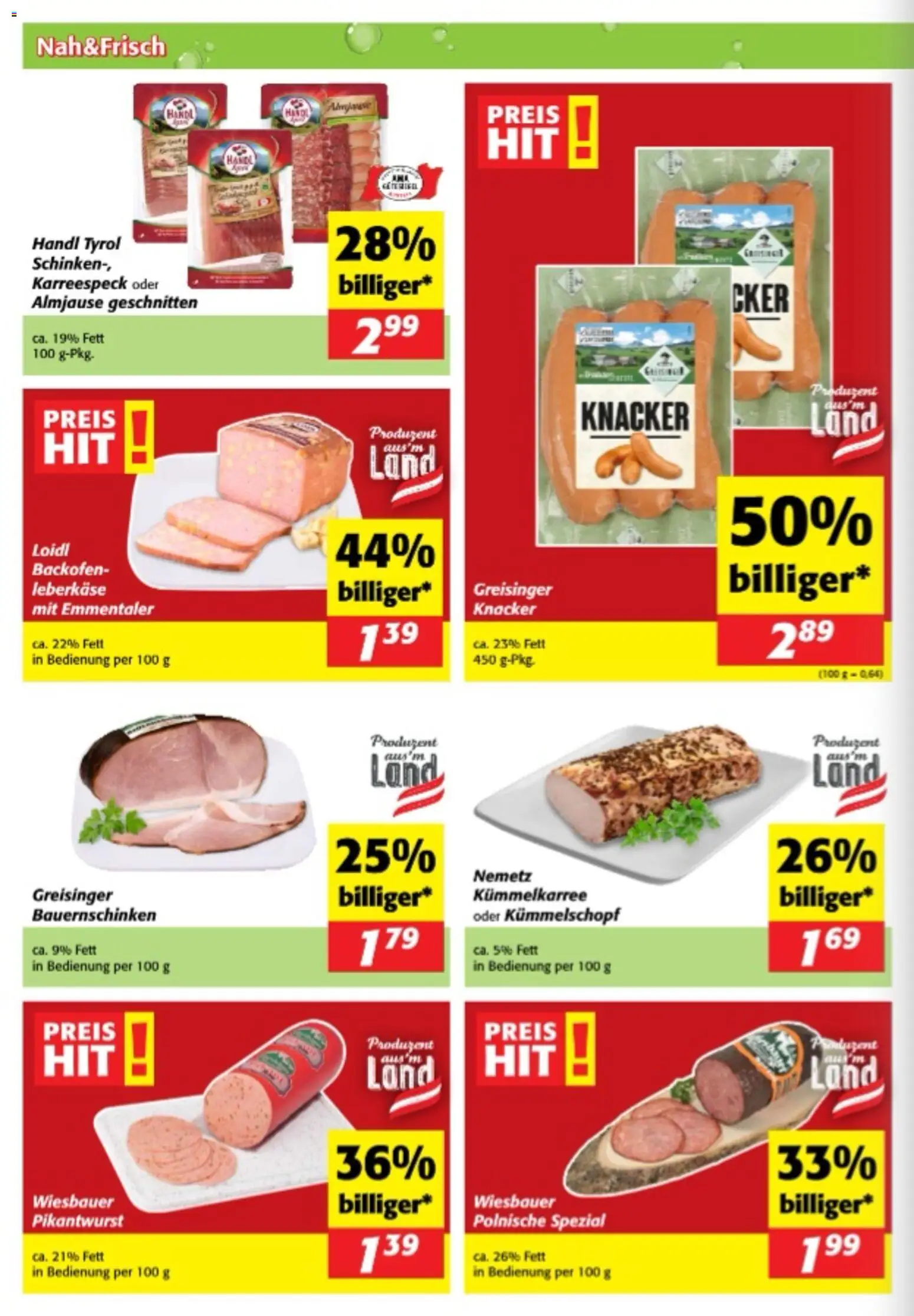 Nah und Frisch Flugblatt gültig ab 13.05.2026 | Seite: 5 | Produkte: Schinken