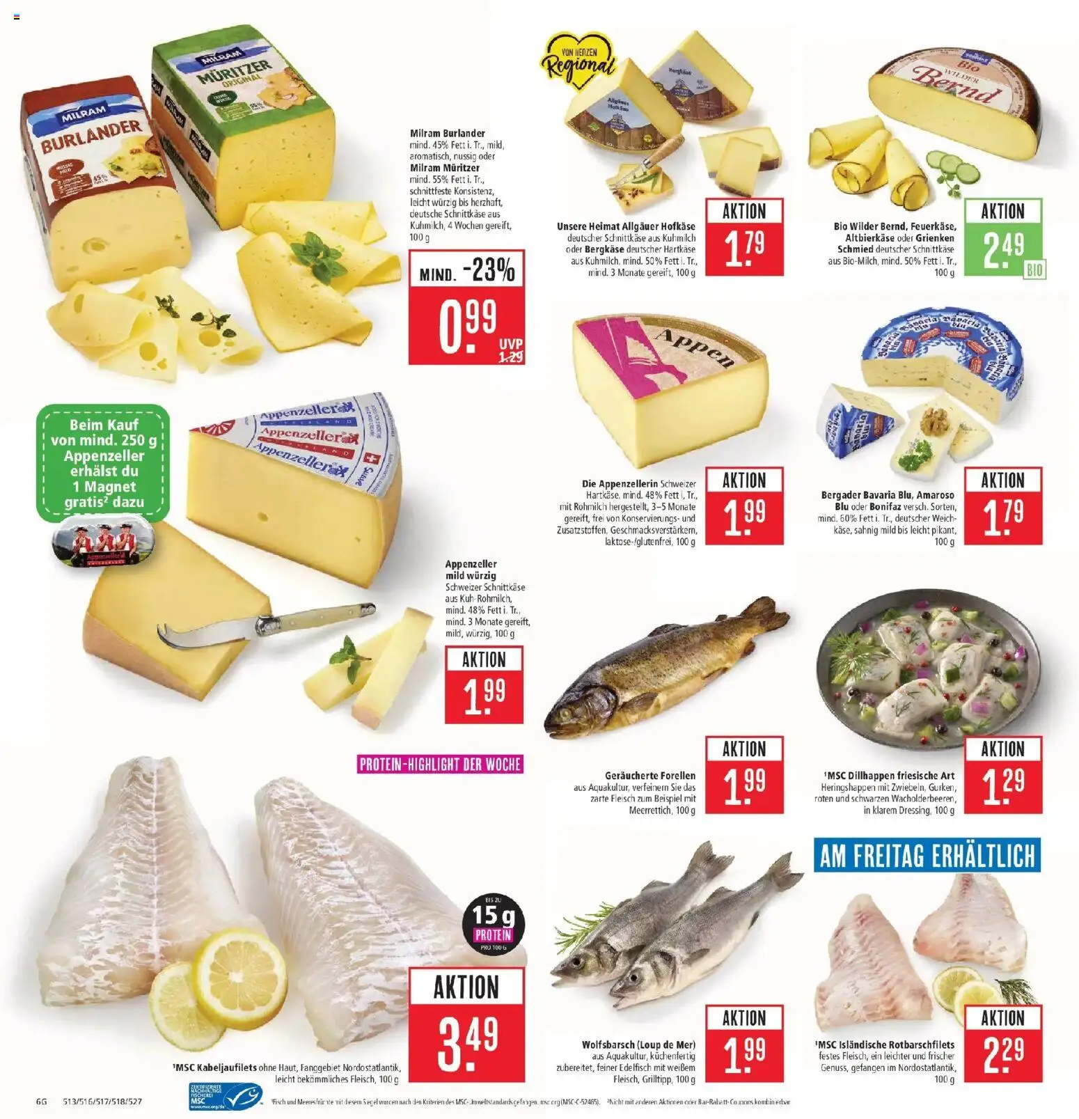 Marktkauf Prospekt Friedrichshafen (ab 19.10.2026) » Angebote online | Seite: 6 | Produkte: Fisch, Milram, Meeresfrüchte, Fleisch