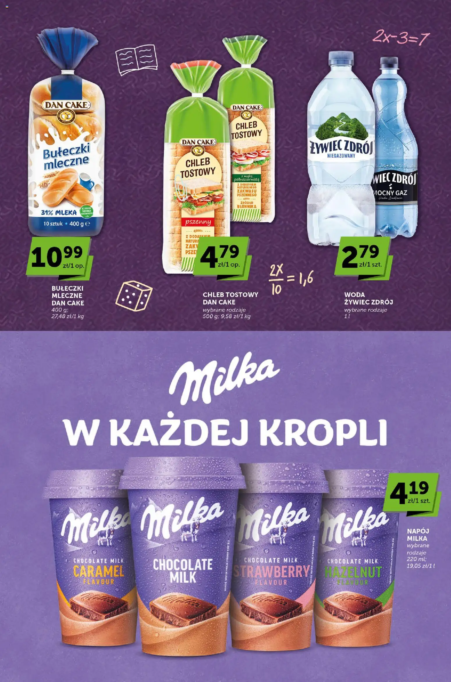 Groszek gazetka - Katalog od 20.08.2026 | Strona: 6 | Produkty: Chleb tostowy, Mleka, Chleb, Mąka